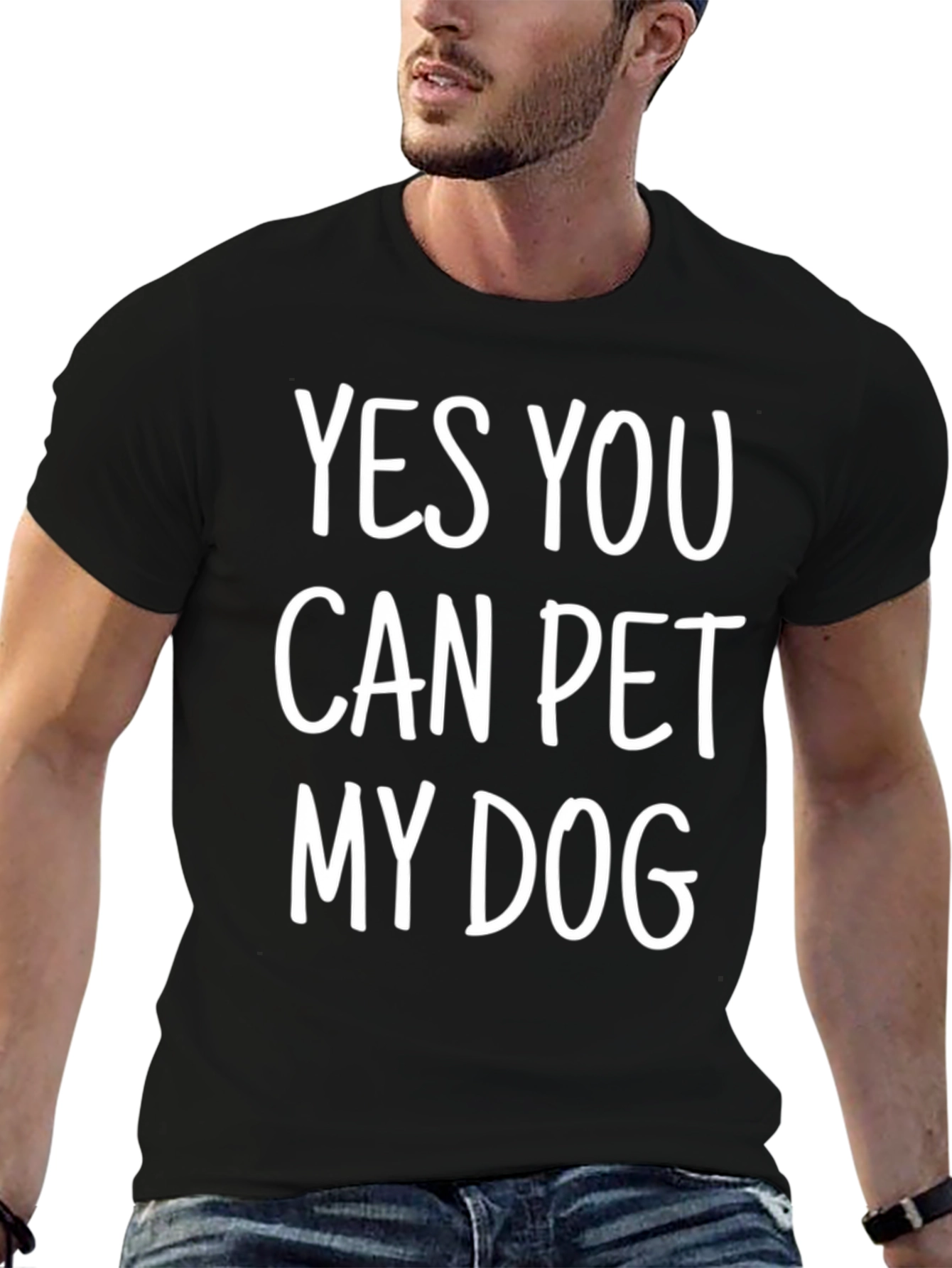 Yes You Can Pet My Dog T-Shirt