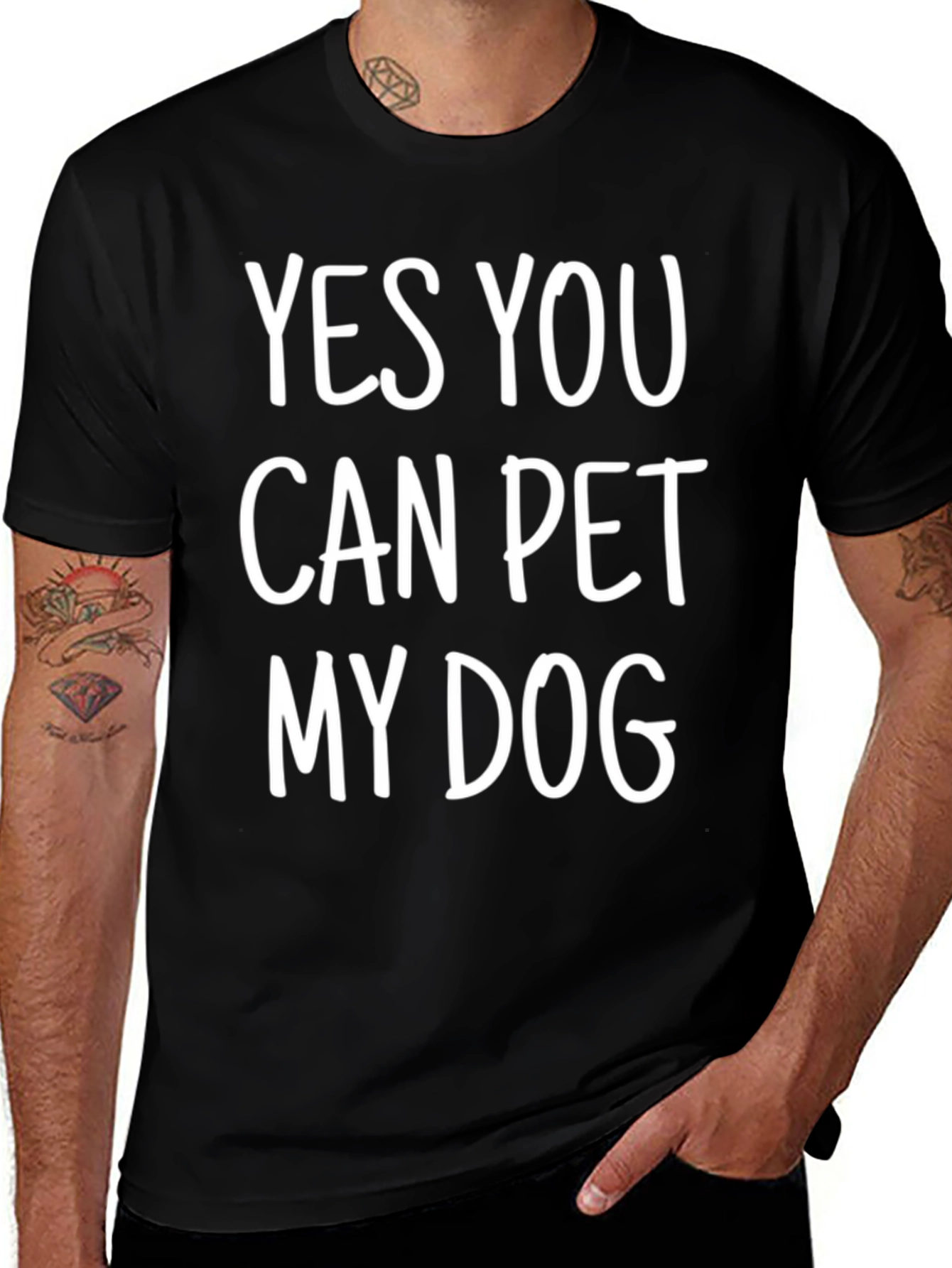 Yes You Can Pet My Dog T-Shirt