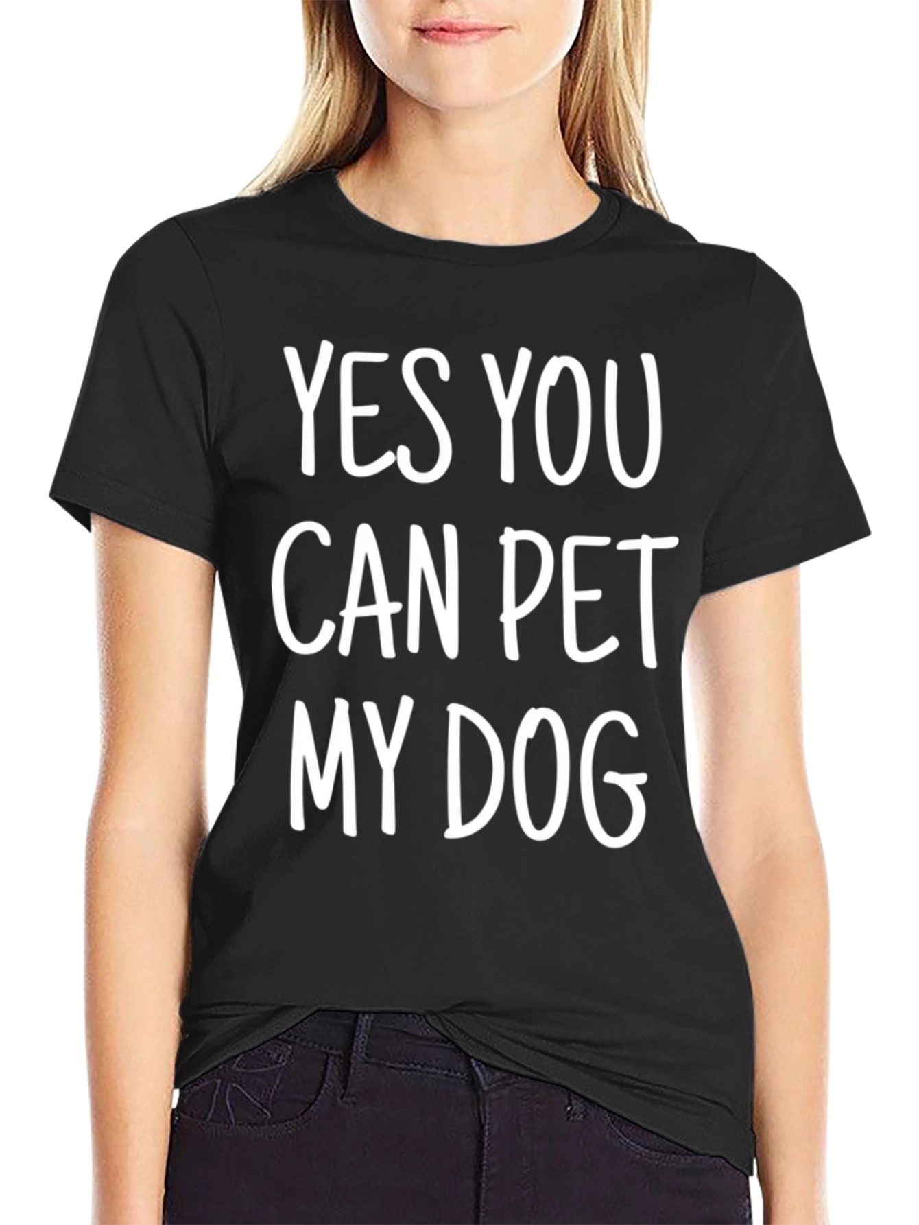 Yes You Can Pet My Dog T-Shirt