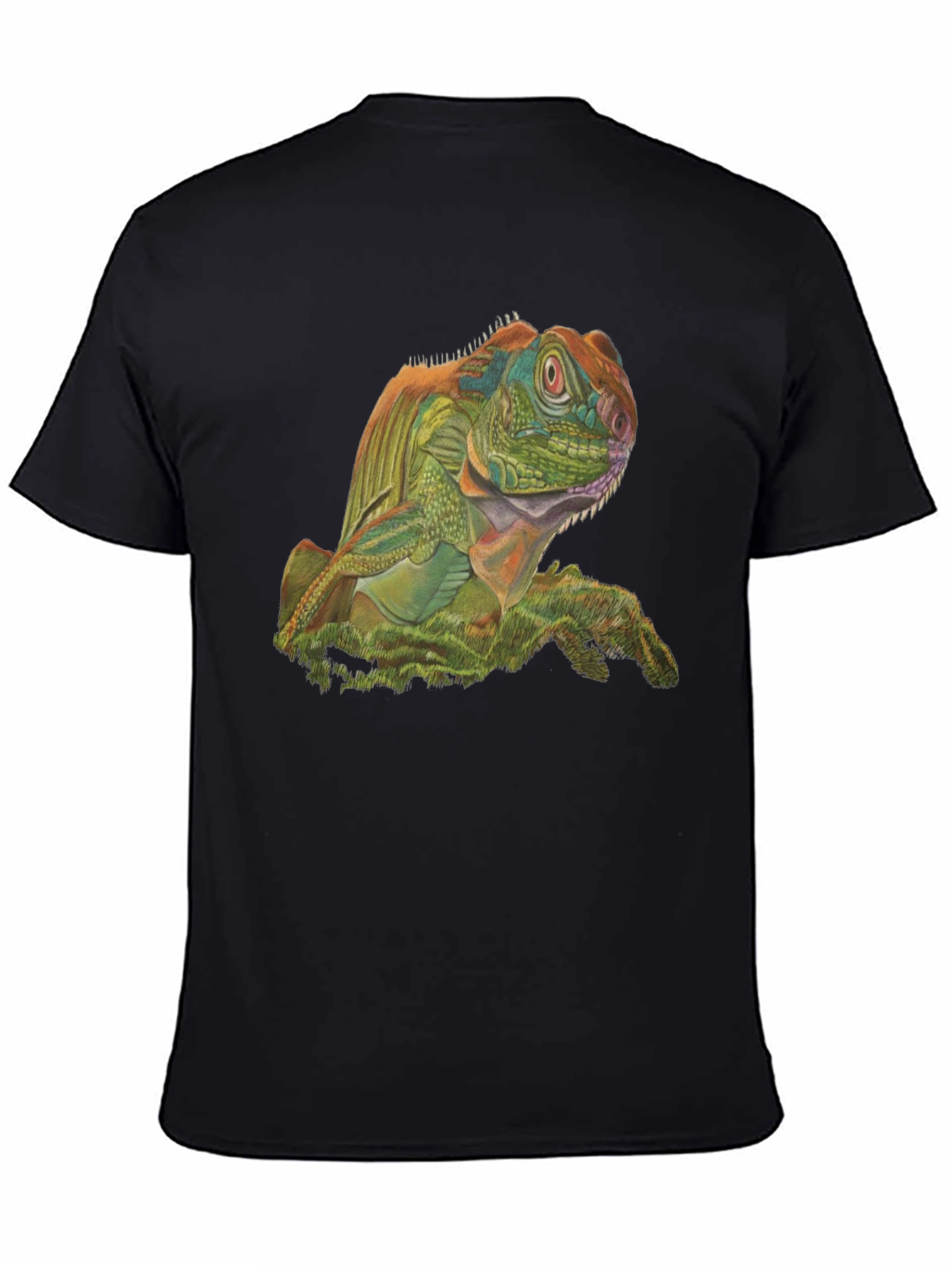 Iguana Graphic Tee - Unique Lizard Print