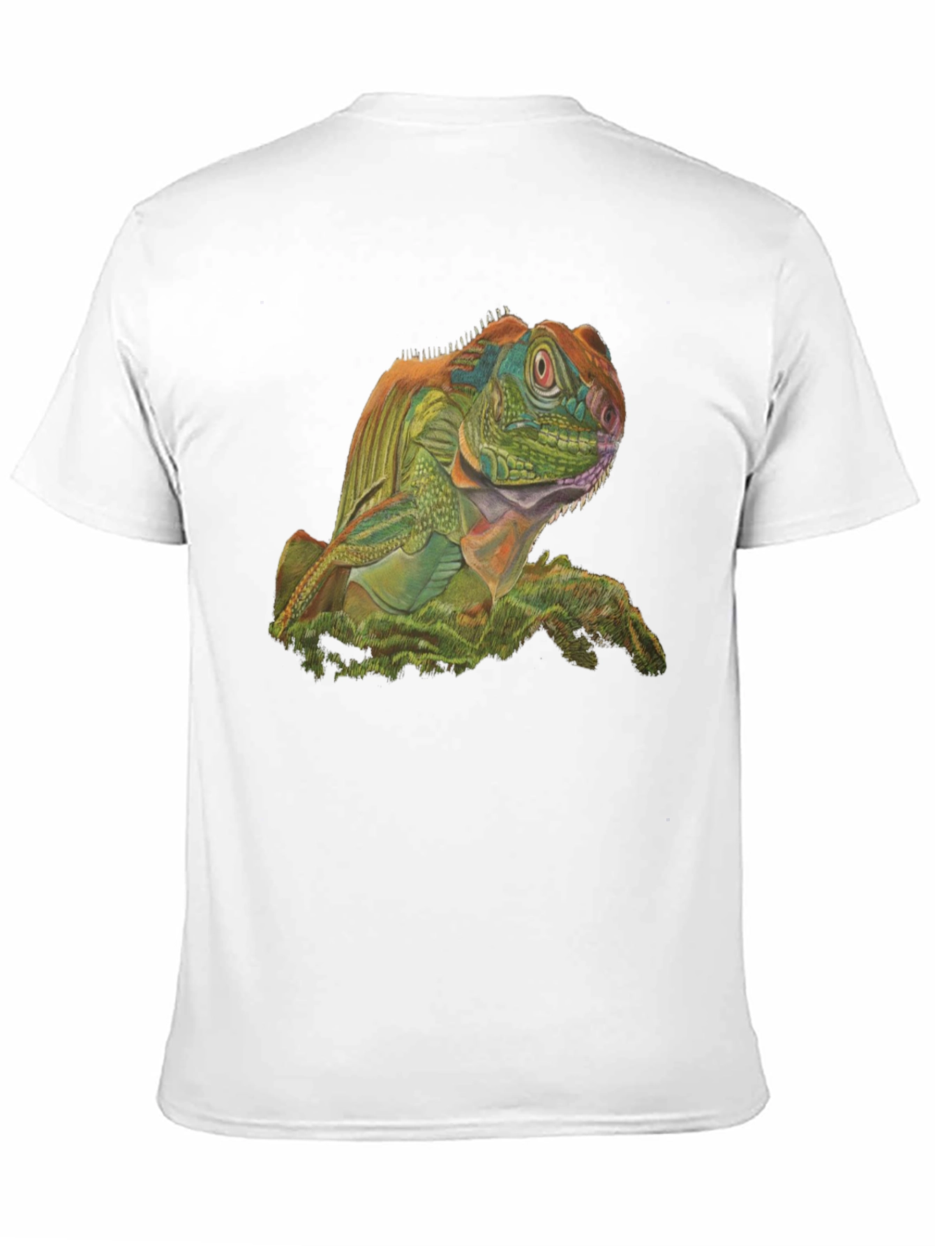 Iguana Graphic Tee - Unique Lizard Print