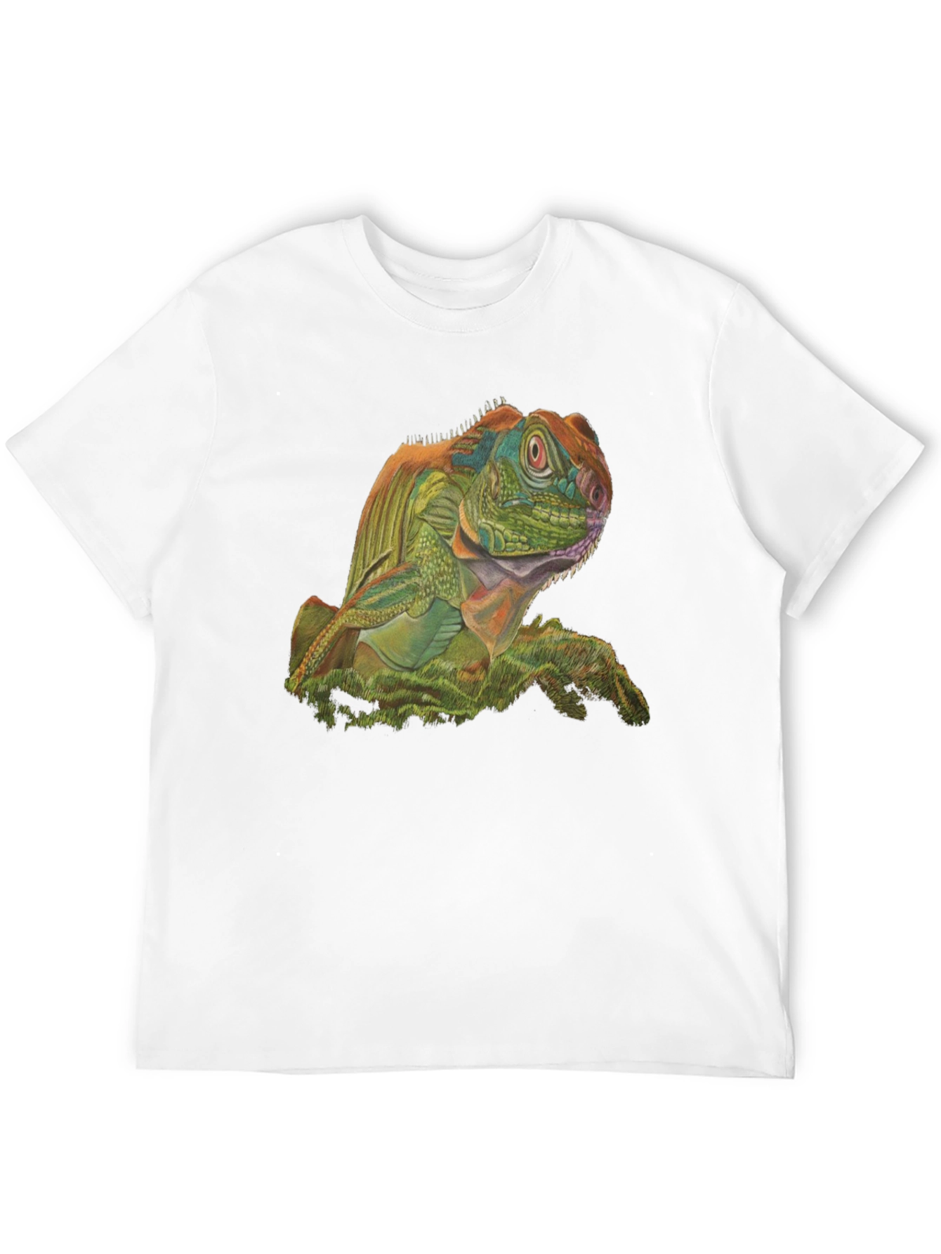 Iguana Graphic Tee - Unique Lizard Print
