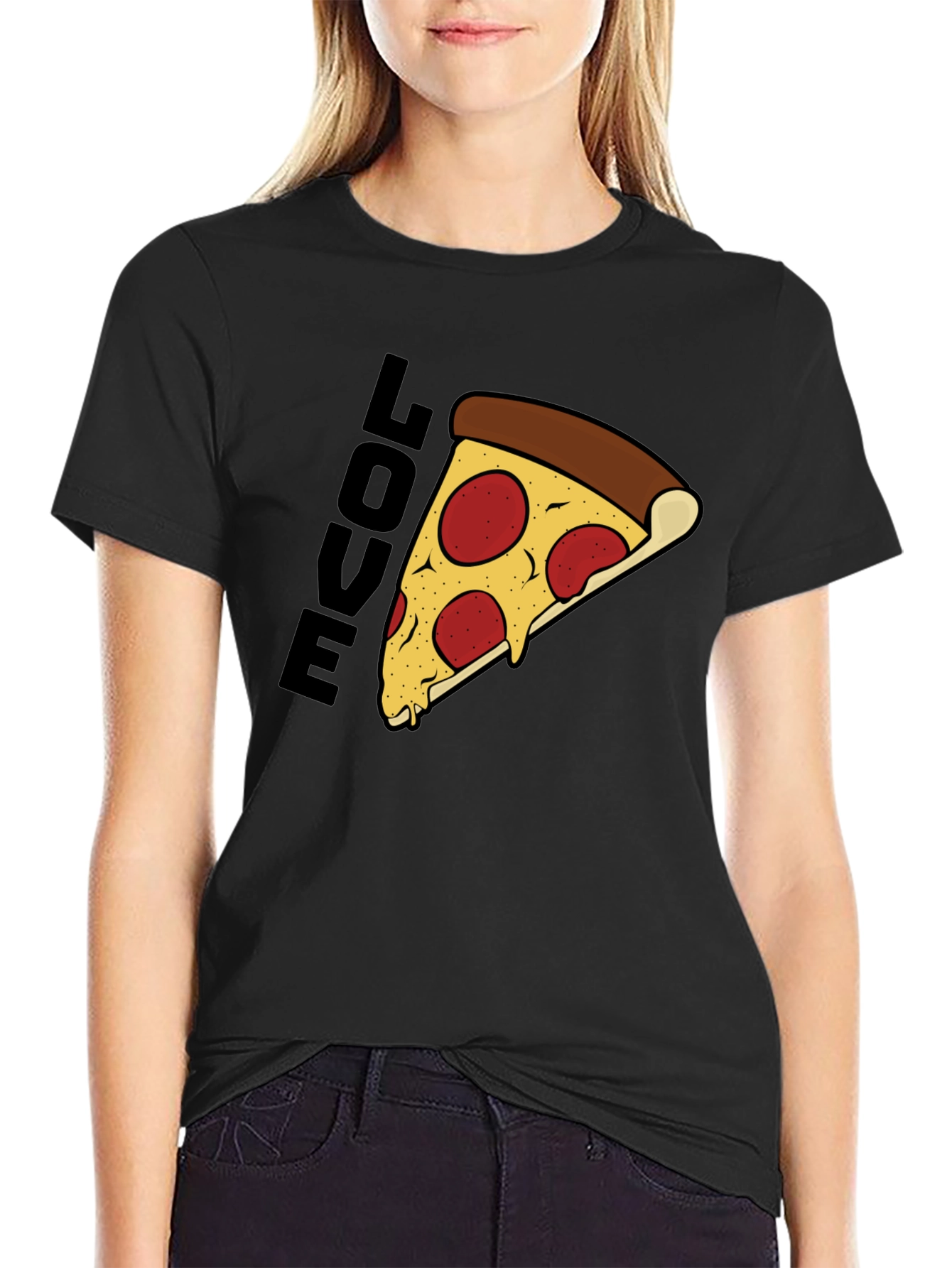 Pizza Love Graphic Tee - Casual Unisex T-Shirt