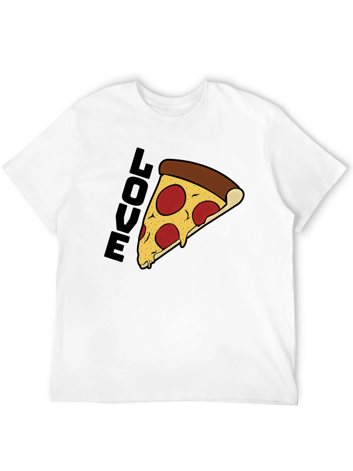 Pizza Love Graphic Tee - Casual Unisex T-Shirt