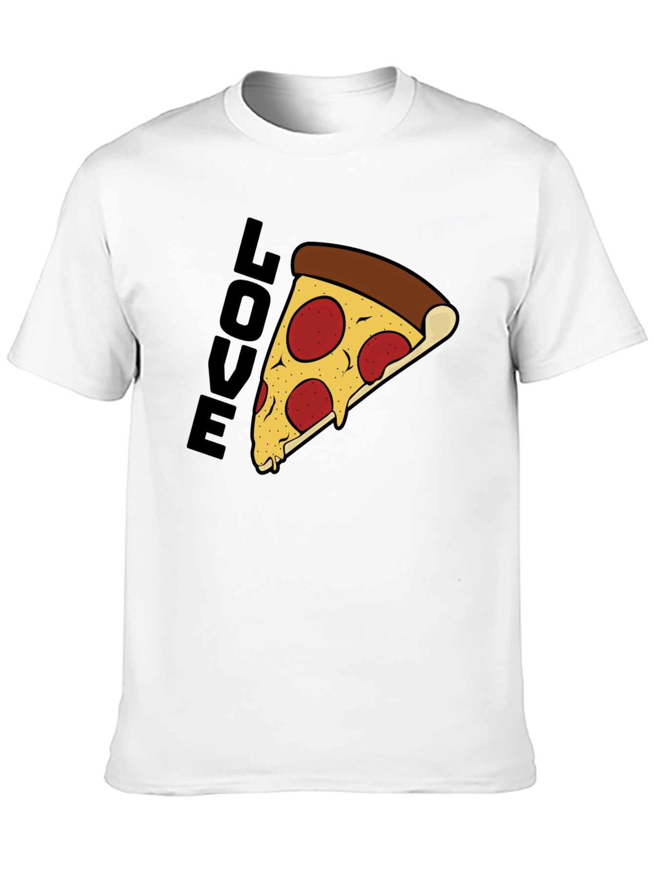 Pizza Love Graphic Tee - Casual Unisex T-Shirt