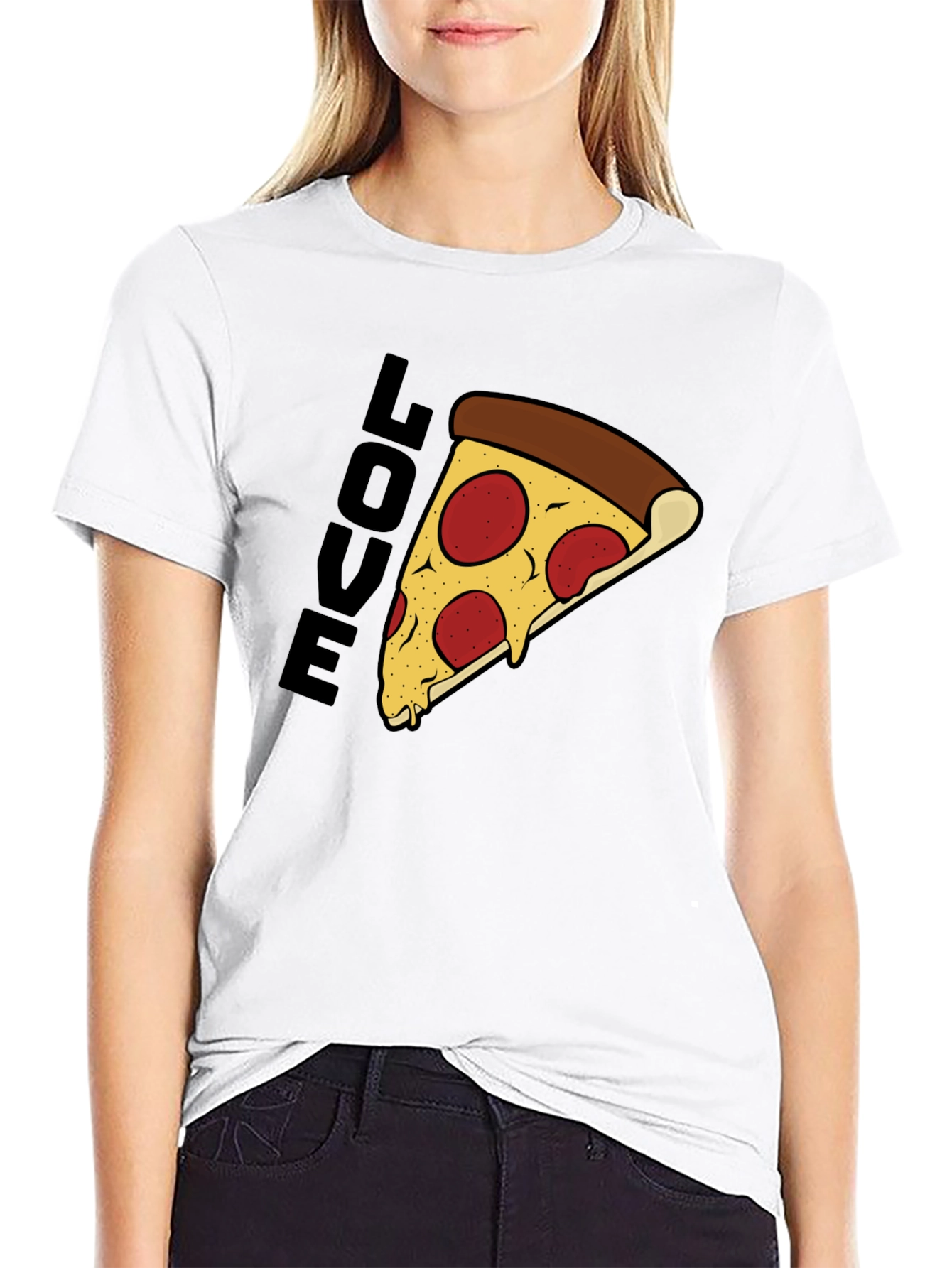 Pizza Love Graphic Tee - Casual Unisex T-Shirt
