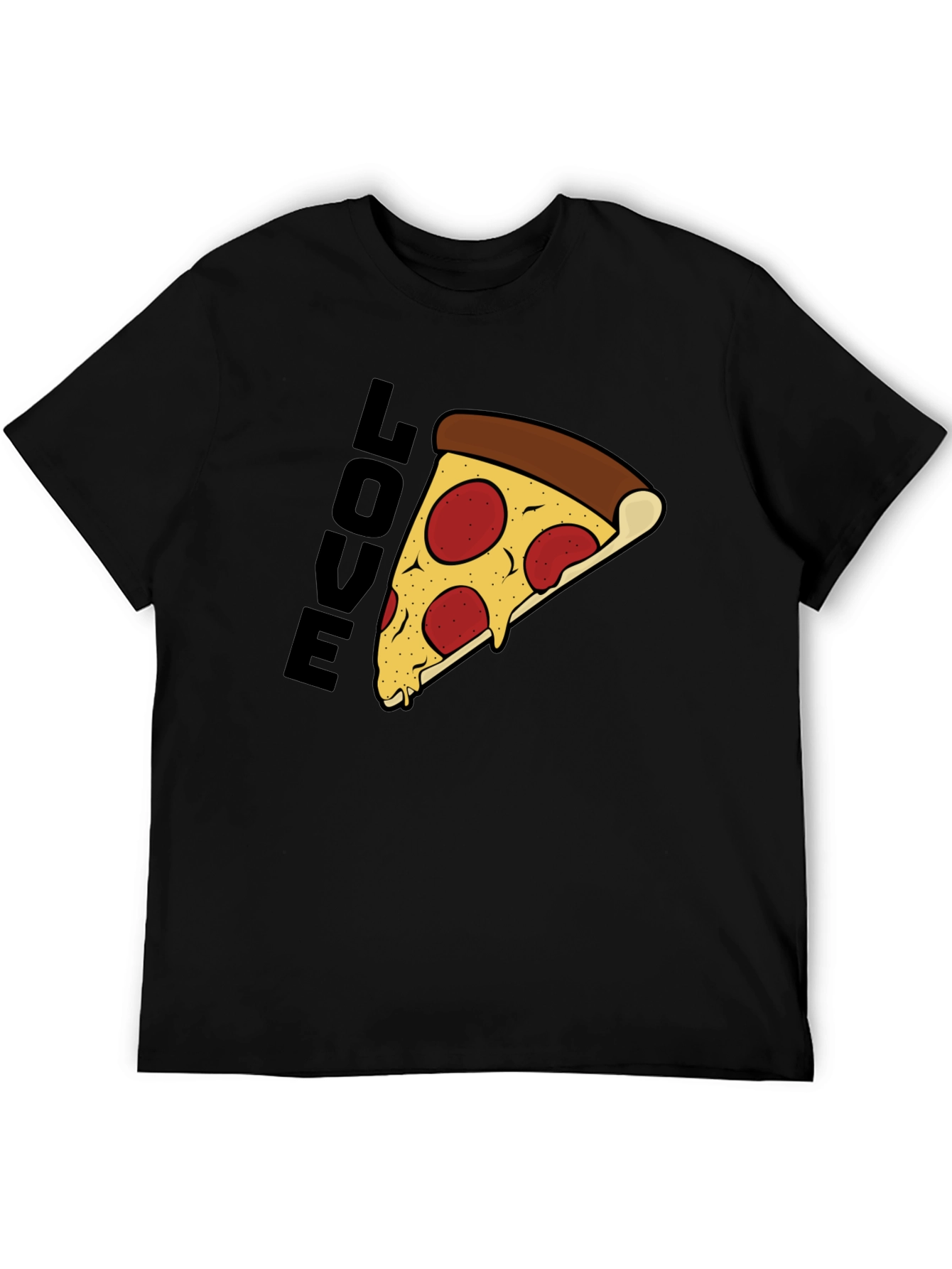 Pizza Love Graphic Tee - Casual Unisex T-Shirt