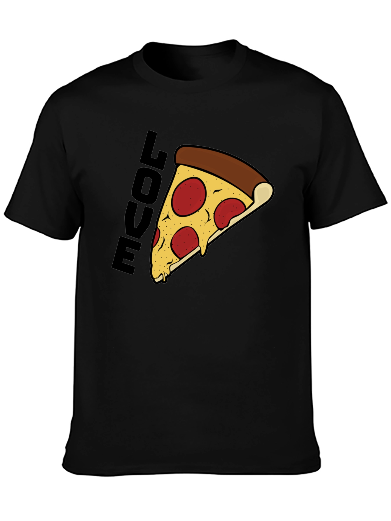 Pizza Love Graphic Tee - Casual Unisex T-Shirt