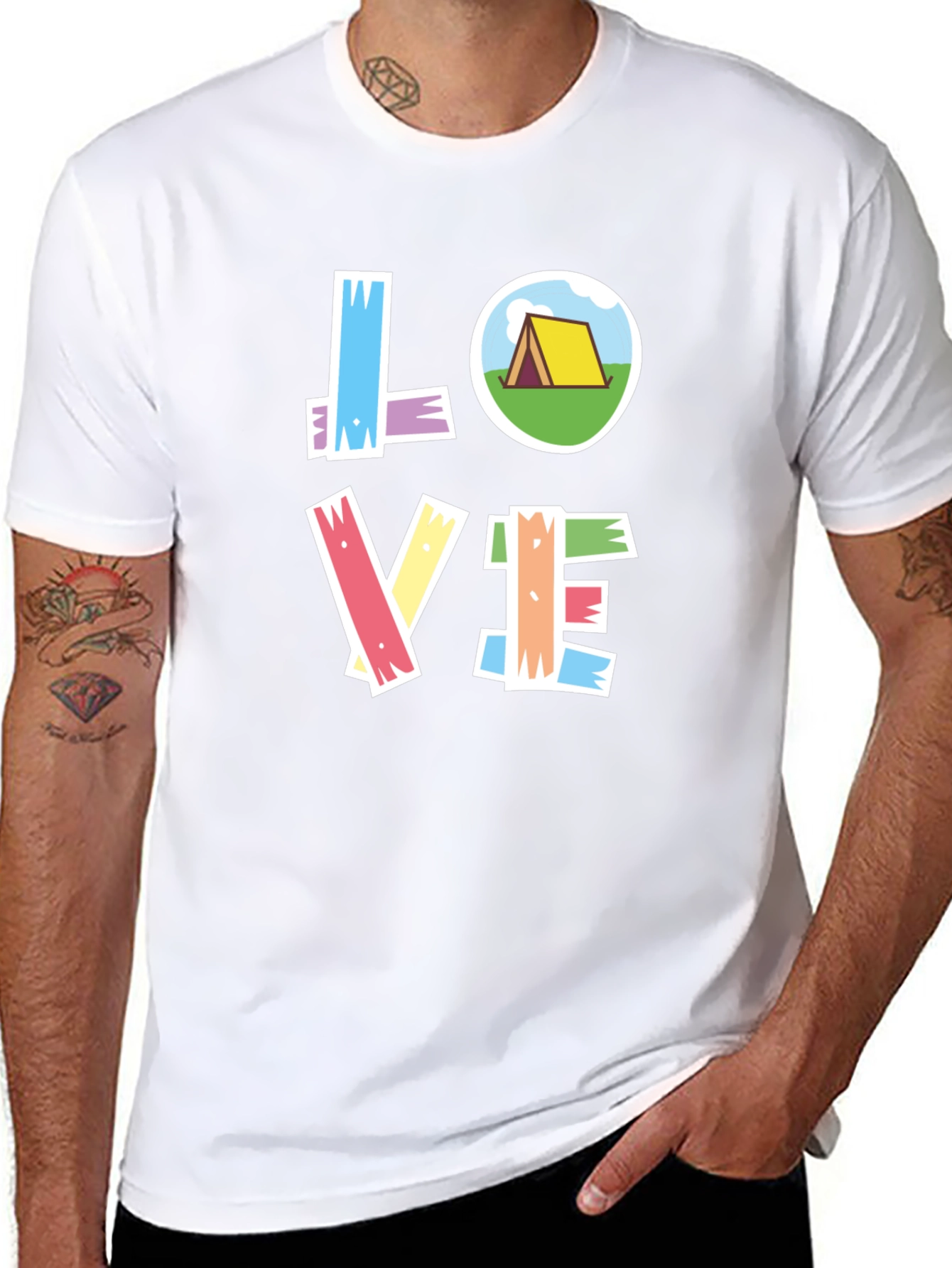 Camping Lover Graphic Tee - Adventure Awaits!