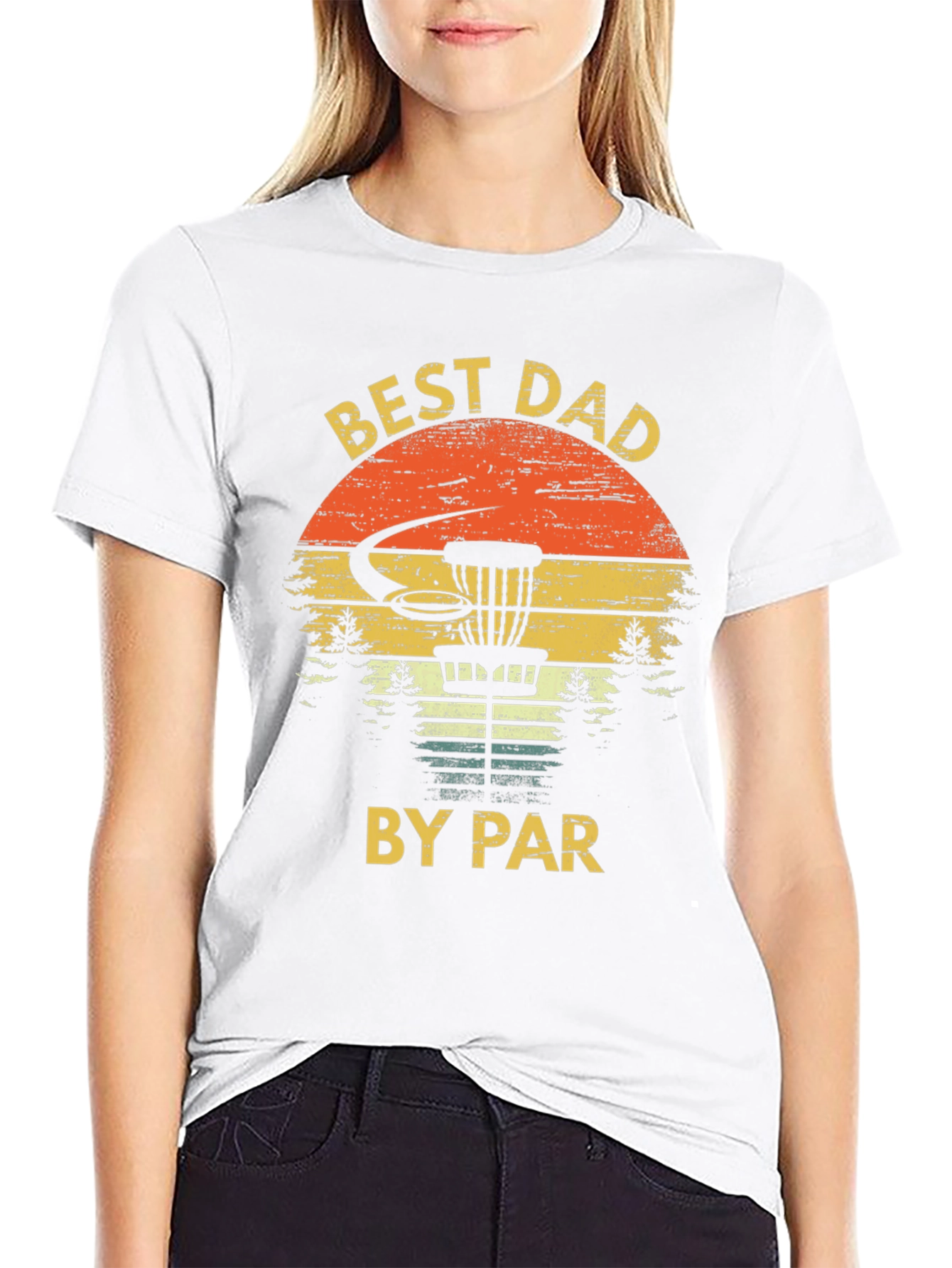 Best Dad By Par Disc Golf T-Shirt