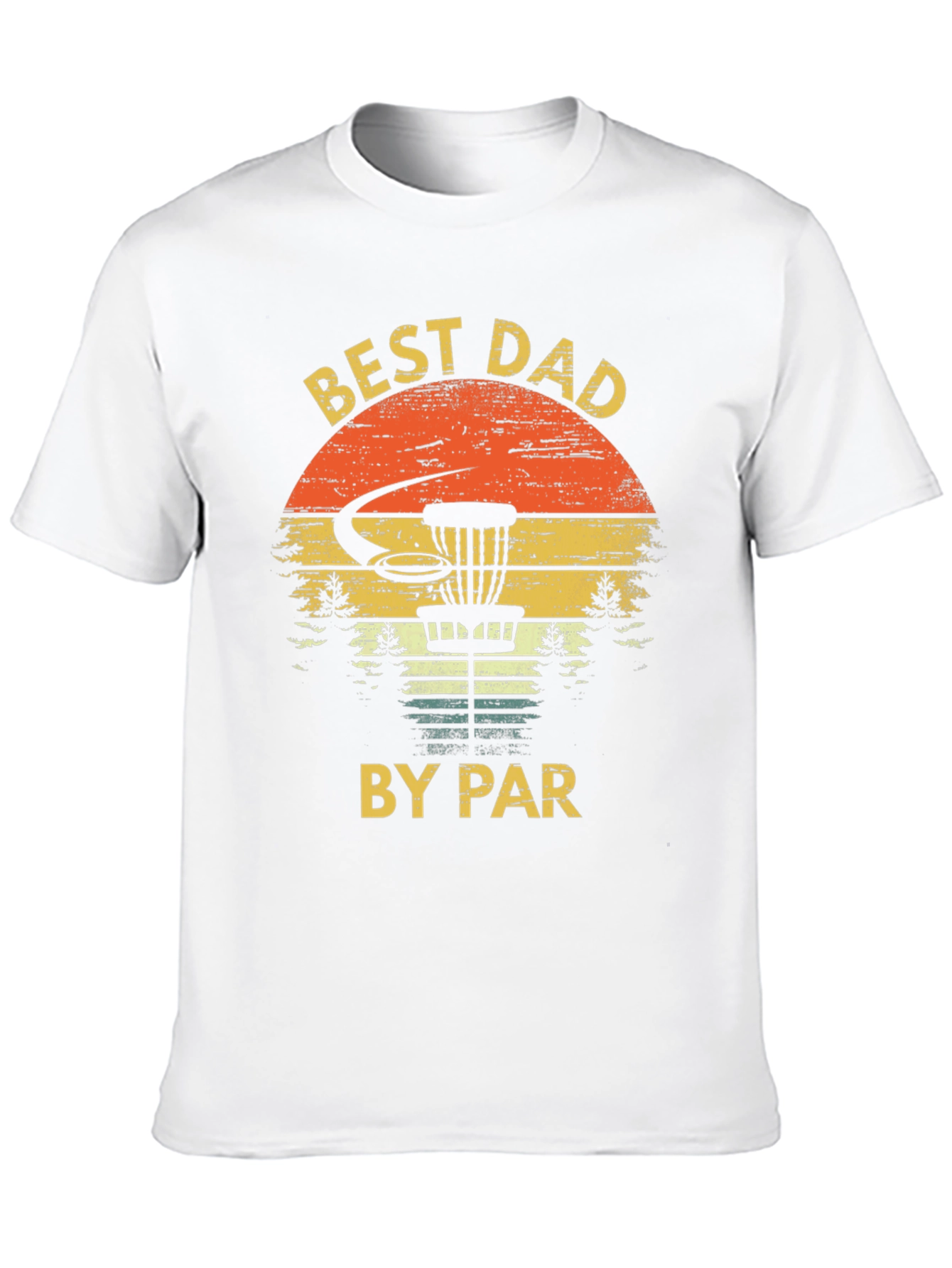 Best Dad By Par Disc Golf T-Shirt