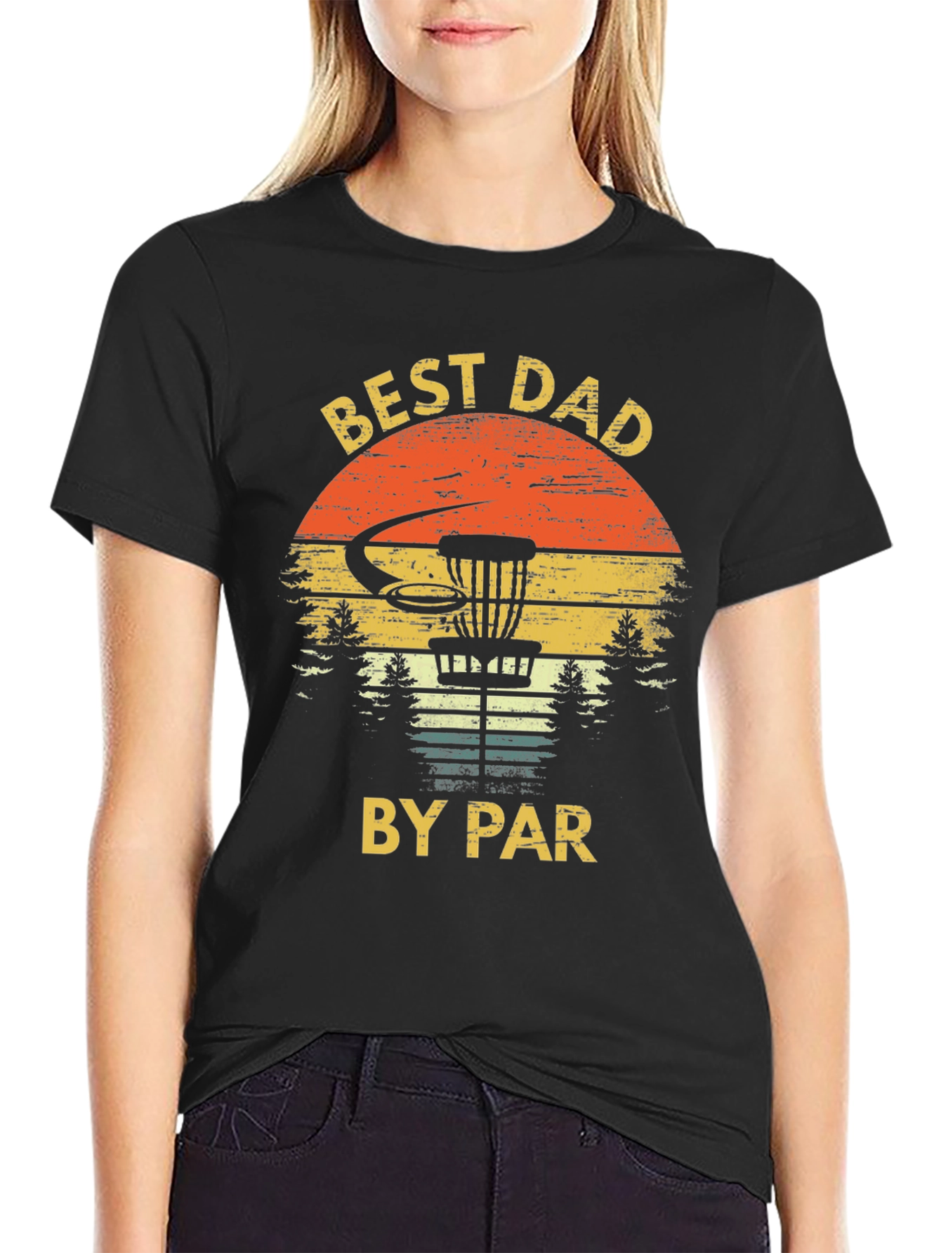 Best Dad By Par Disc Golf T-Shirt