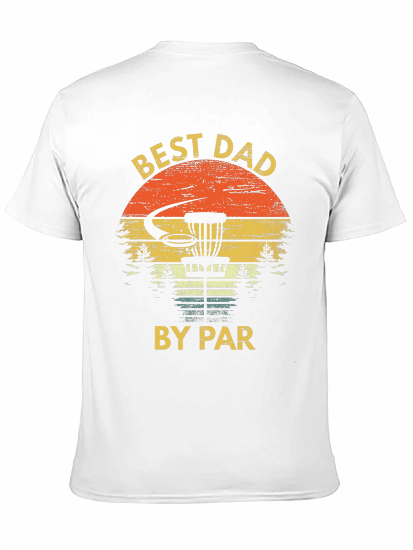 Best Dad By Par Disc Golf T-Shirt
