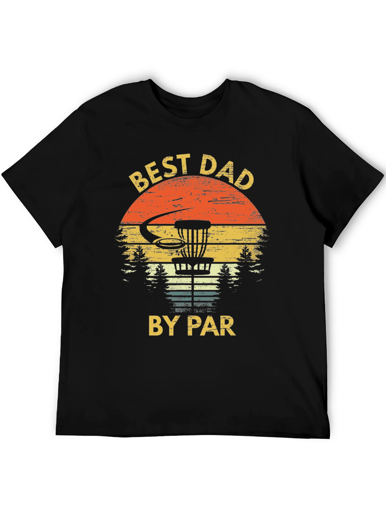 Best Dad By Par Disc Golf T-Shirt