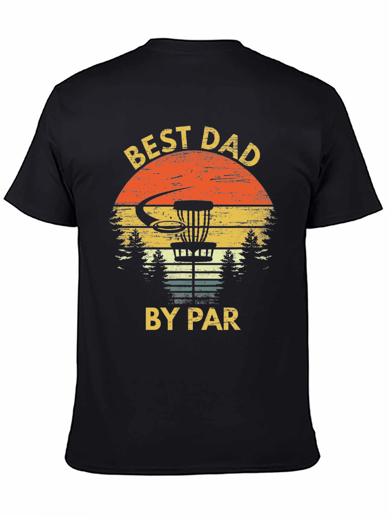 Best Dad By Par Disc Golf T-Shirt