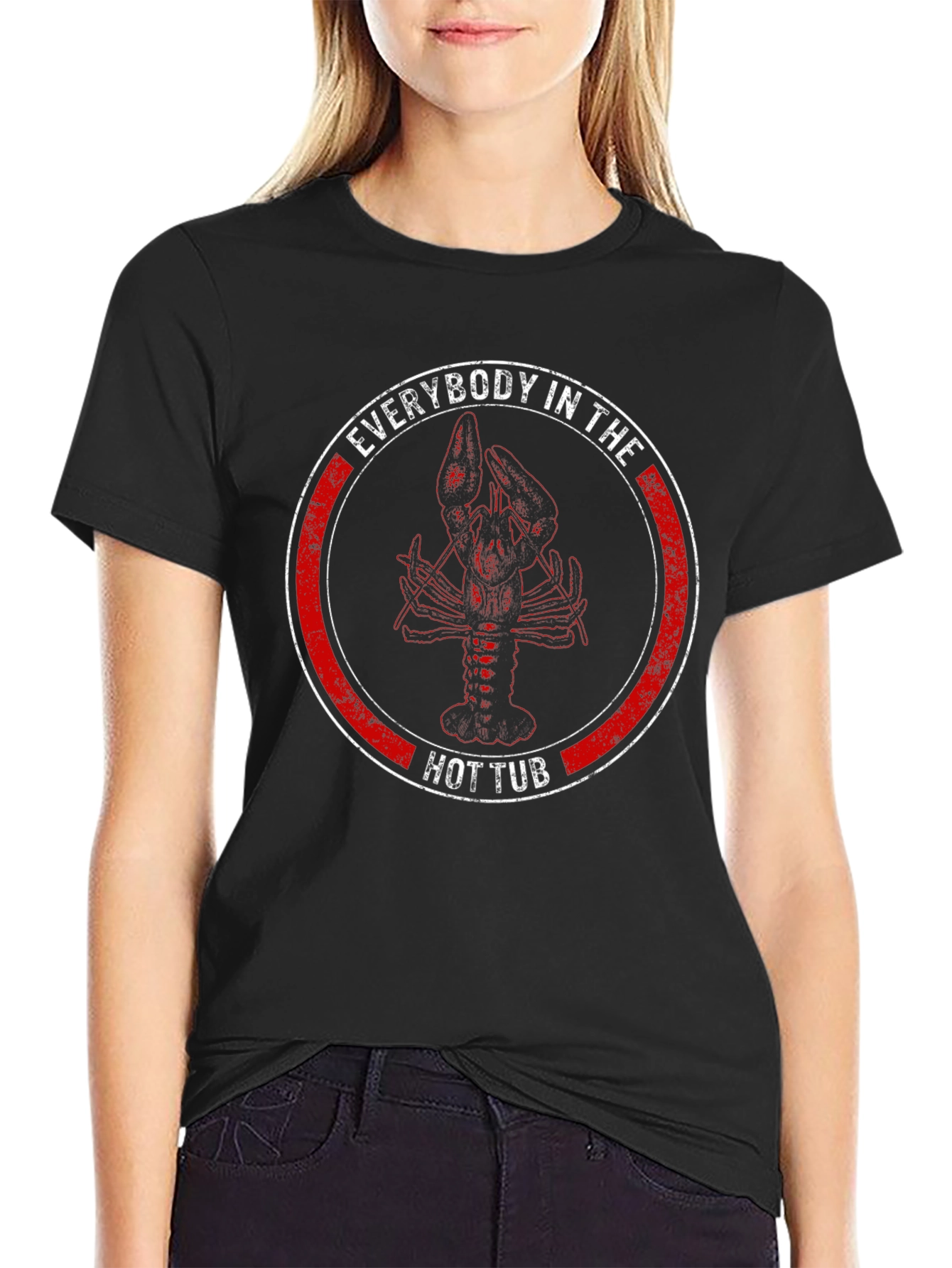 Lobster Hot Tub T-Shirt - Funny Graphic Tee