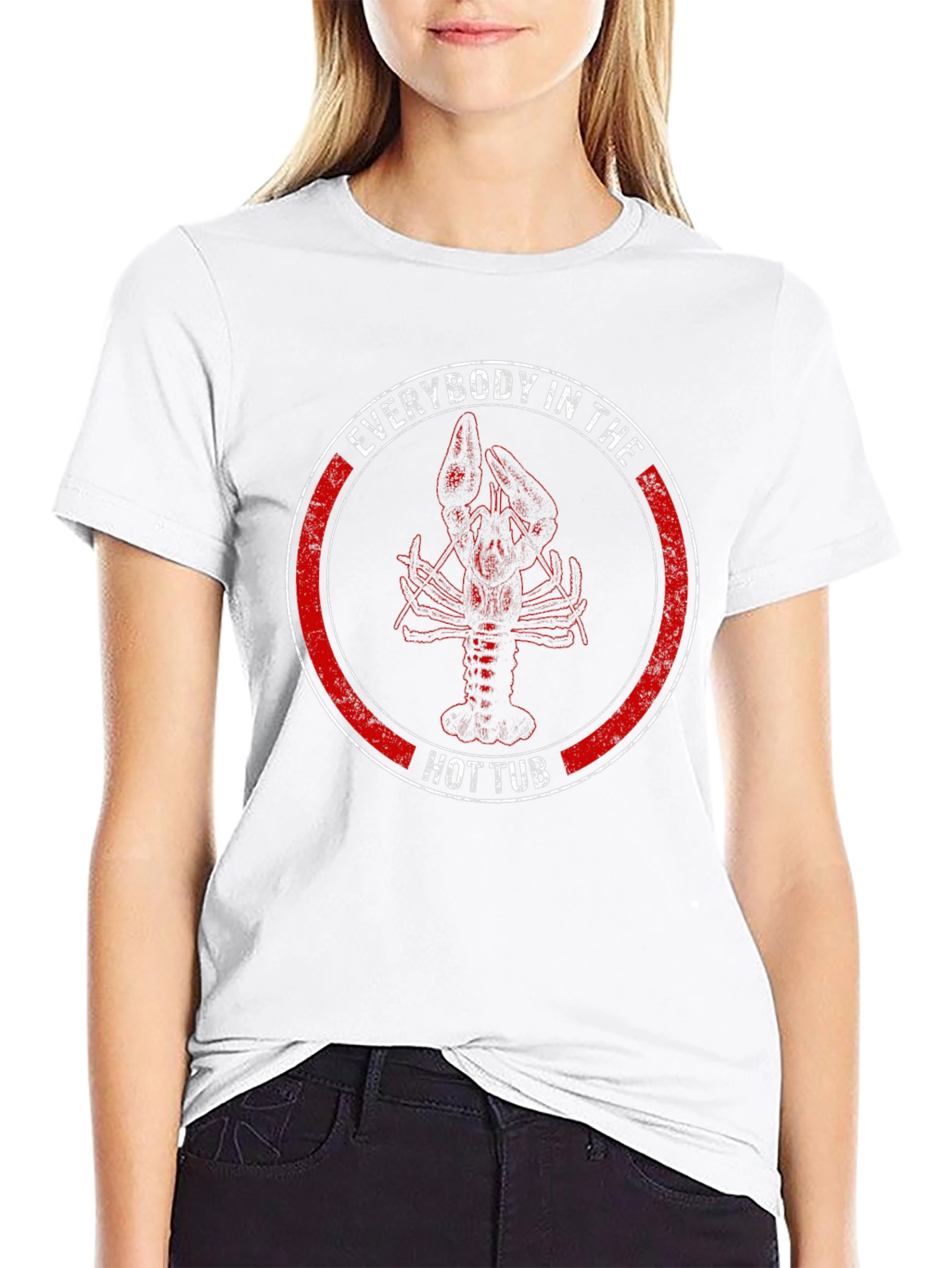 Lobster Hot Tub T-Shirt - Funny Graphic Tee