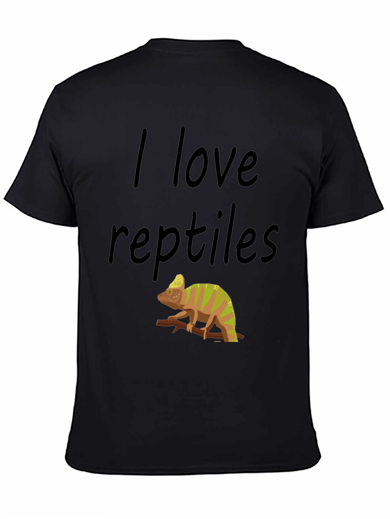 I Love Reptiles Chameleon Graphic Tee