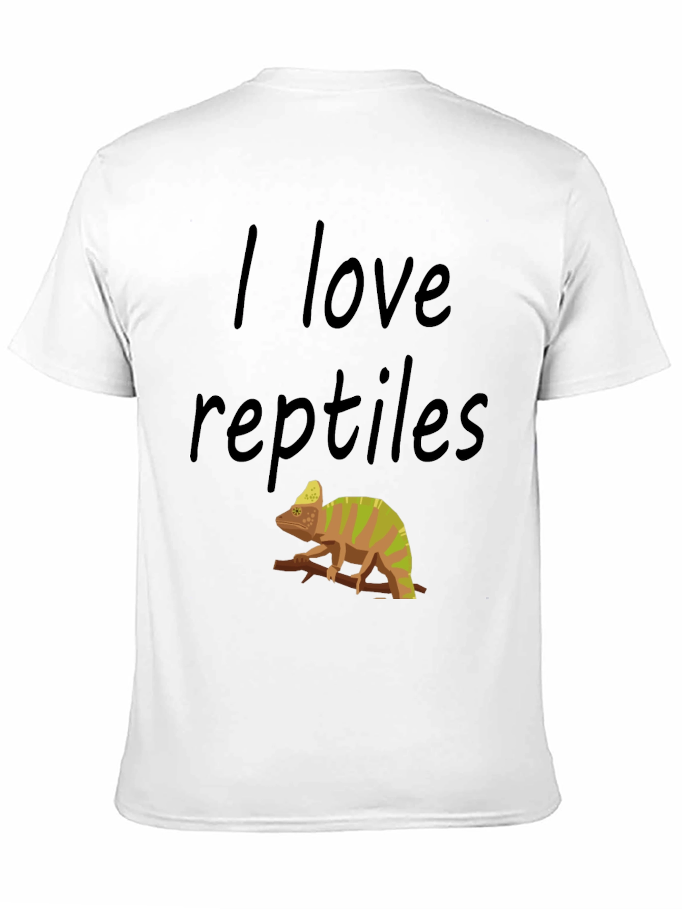 I Love Reptiles Chameleon Graphic Tee