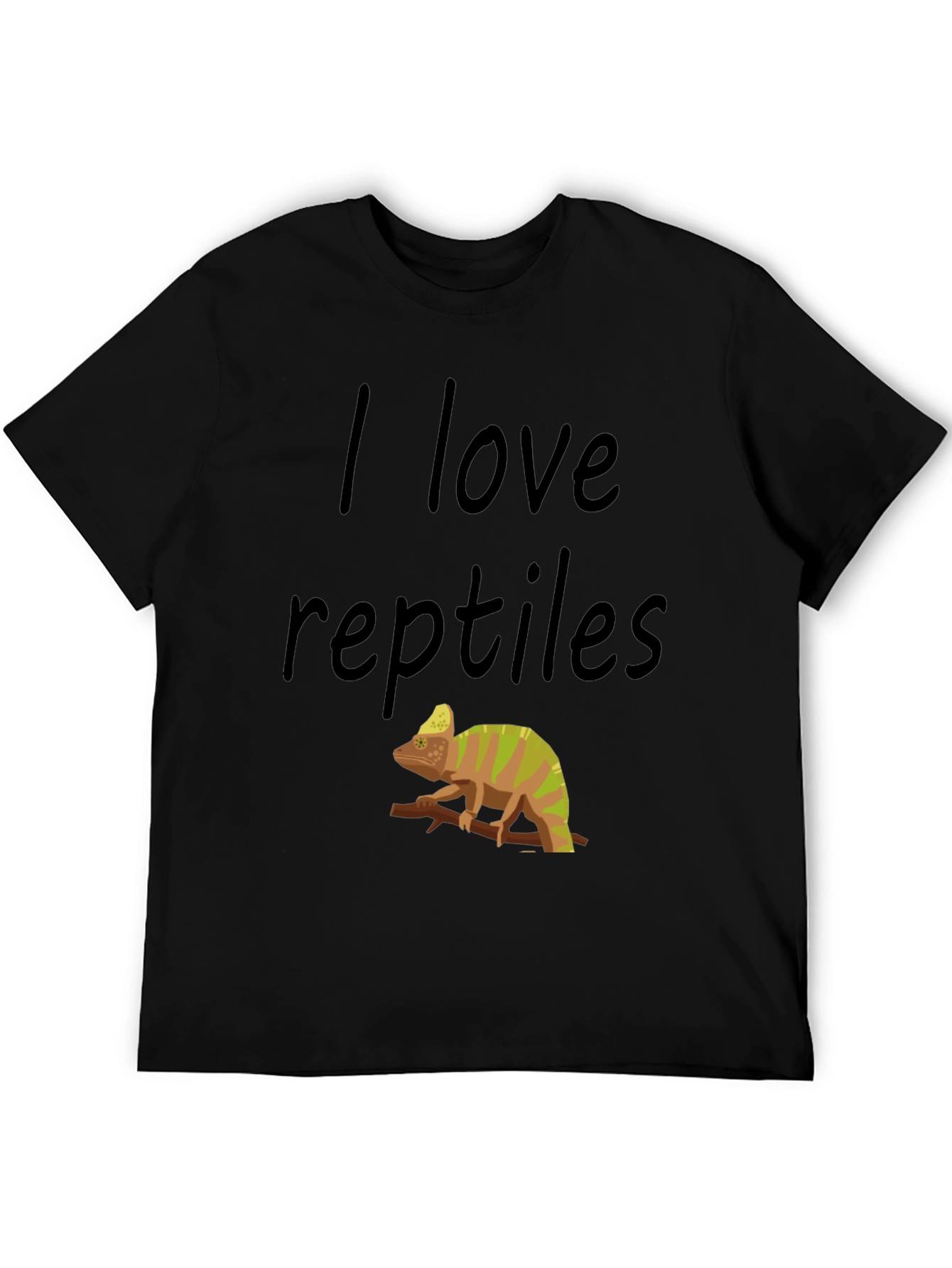 I Love Reptiles Chameleon Graphic Tee