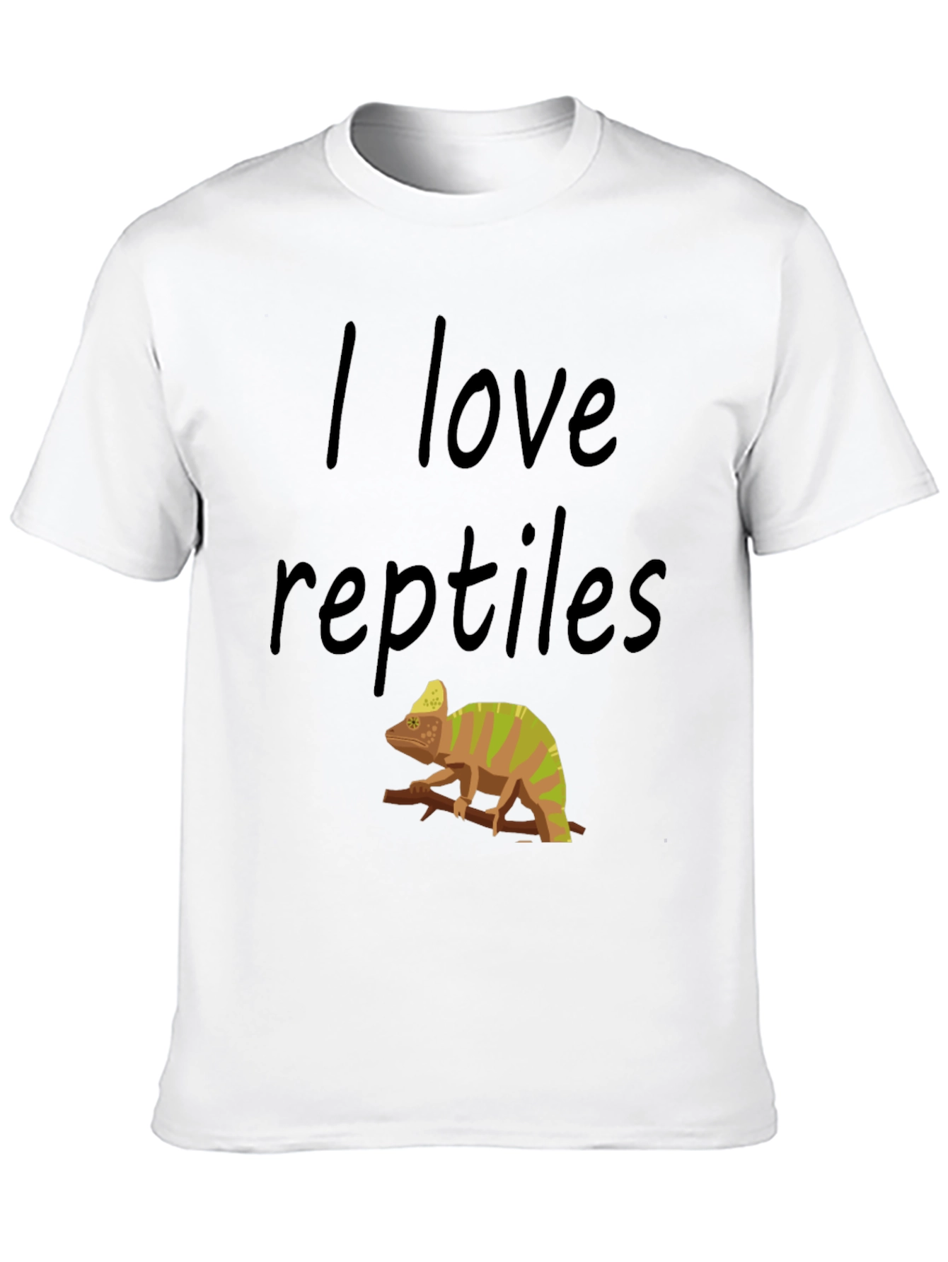 I Love Reptiles Chameleon Graphic Tee