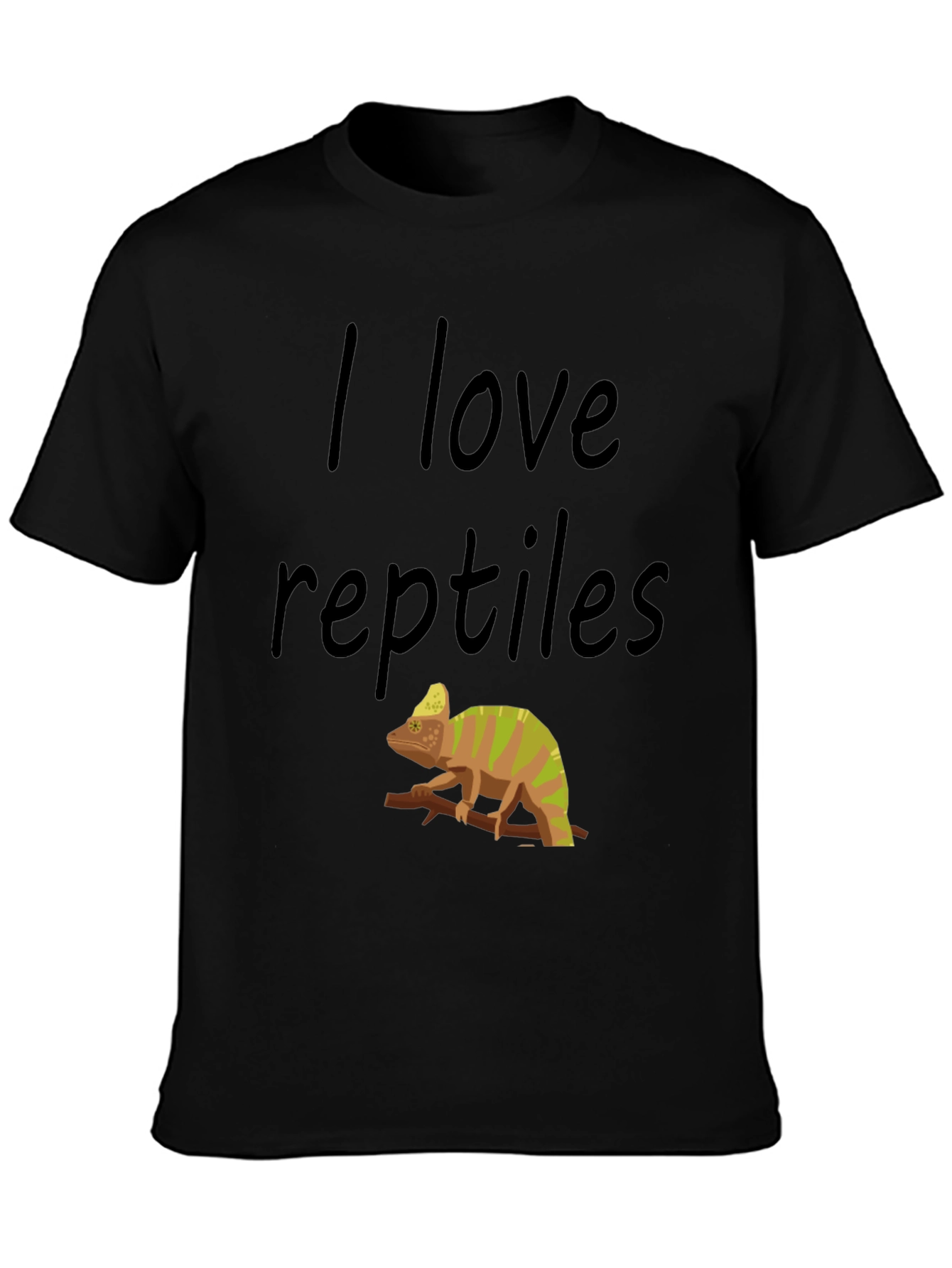 I Love Reptiles Chameleon Graphic Tee