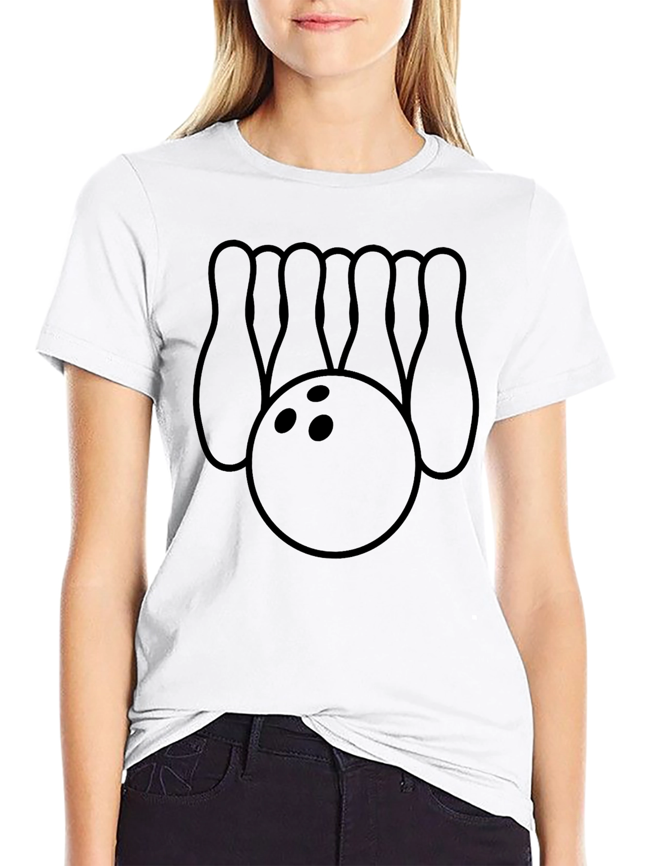 Bowling Strike Graphic Tee