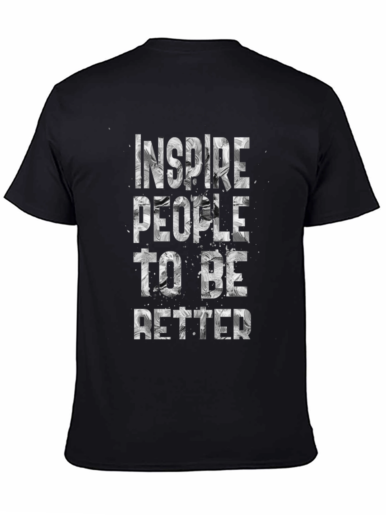 Inspire Graphic Black T-Shirt