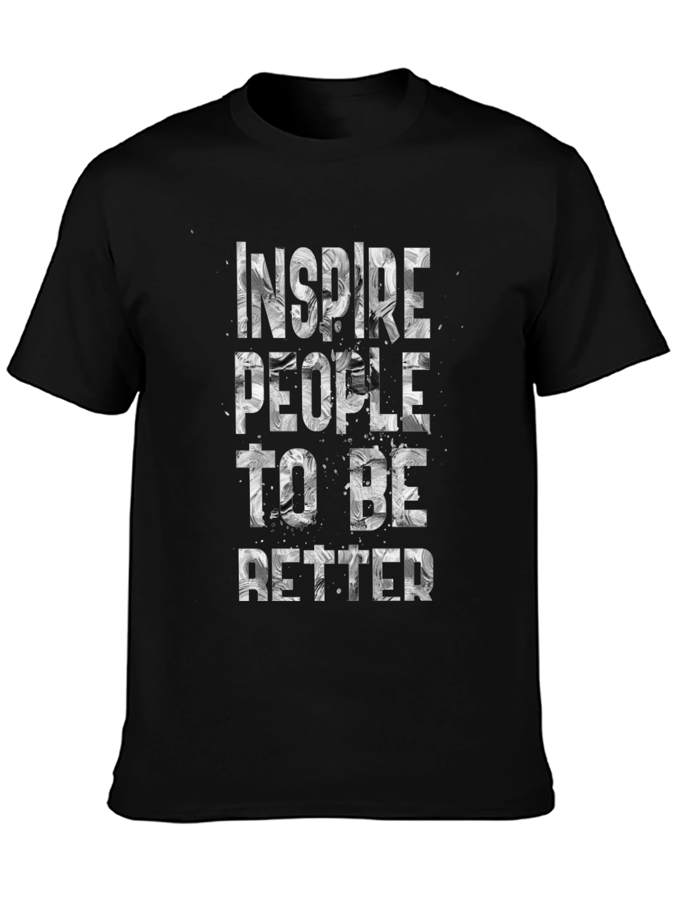 Inspire Graphic Black T-Shirt