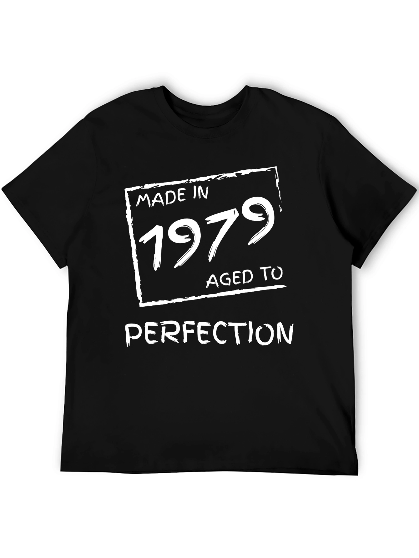 Made In 1979 Aged To Perfection Black Tee