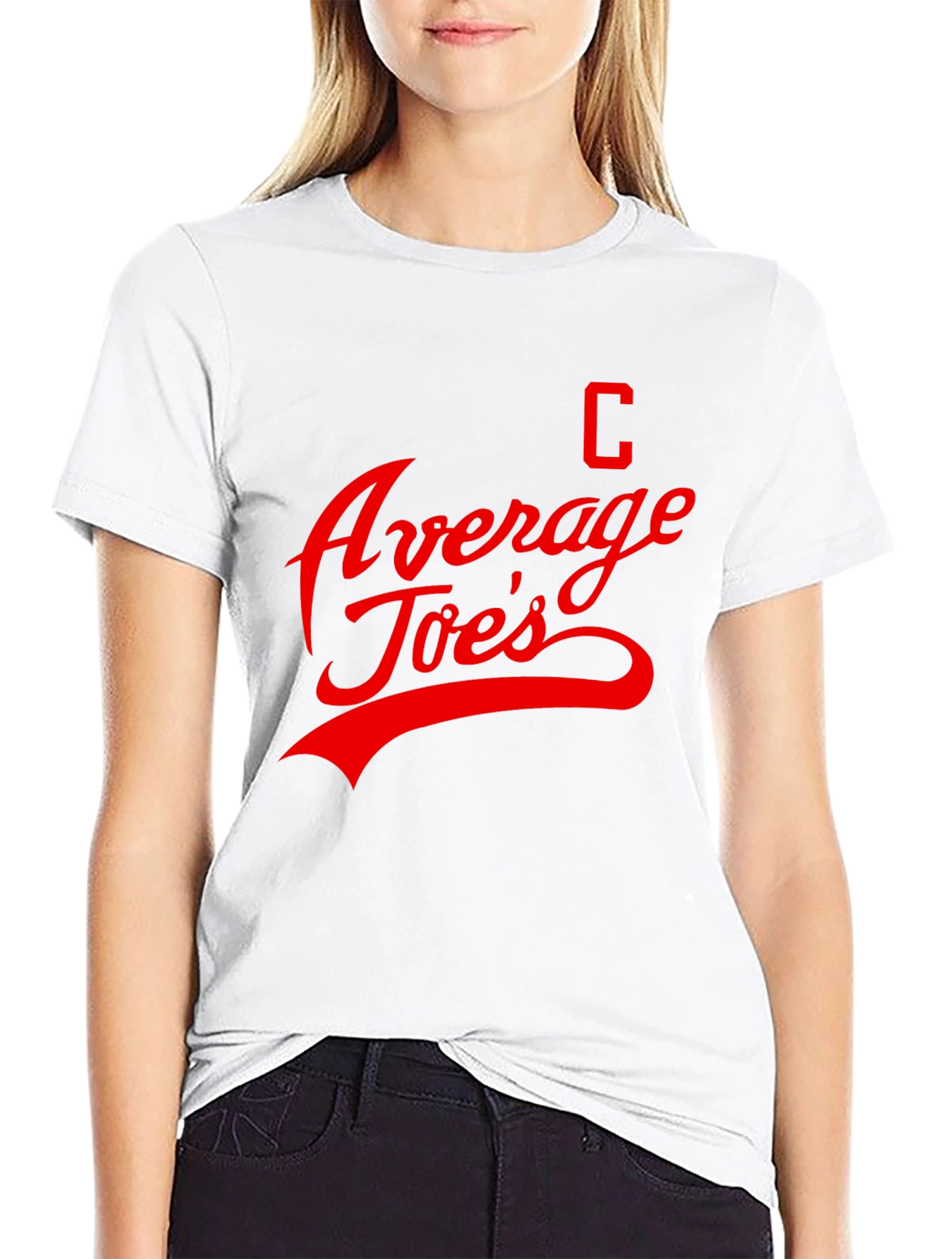 Average Joes T-Shirt - Retro Style Black Tee