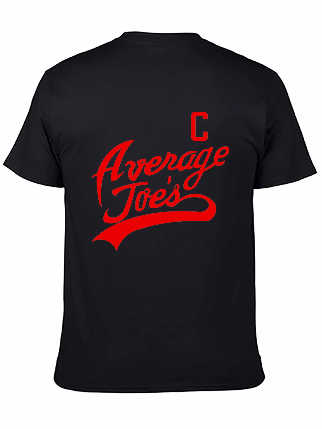 Average Joes T-Shirt - Retro Style Black Tee