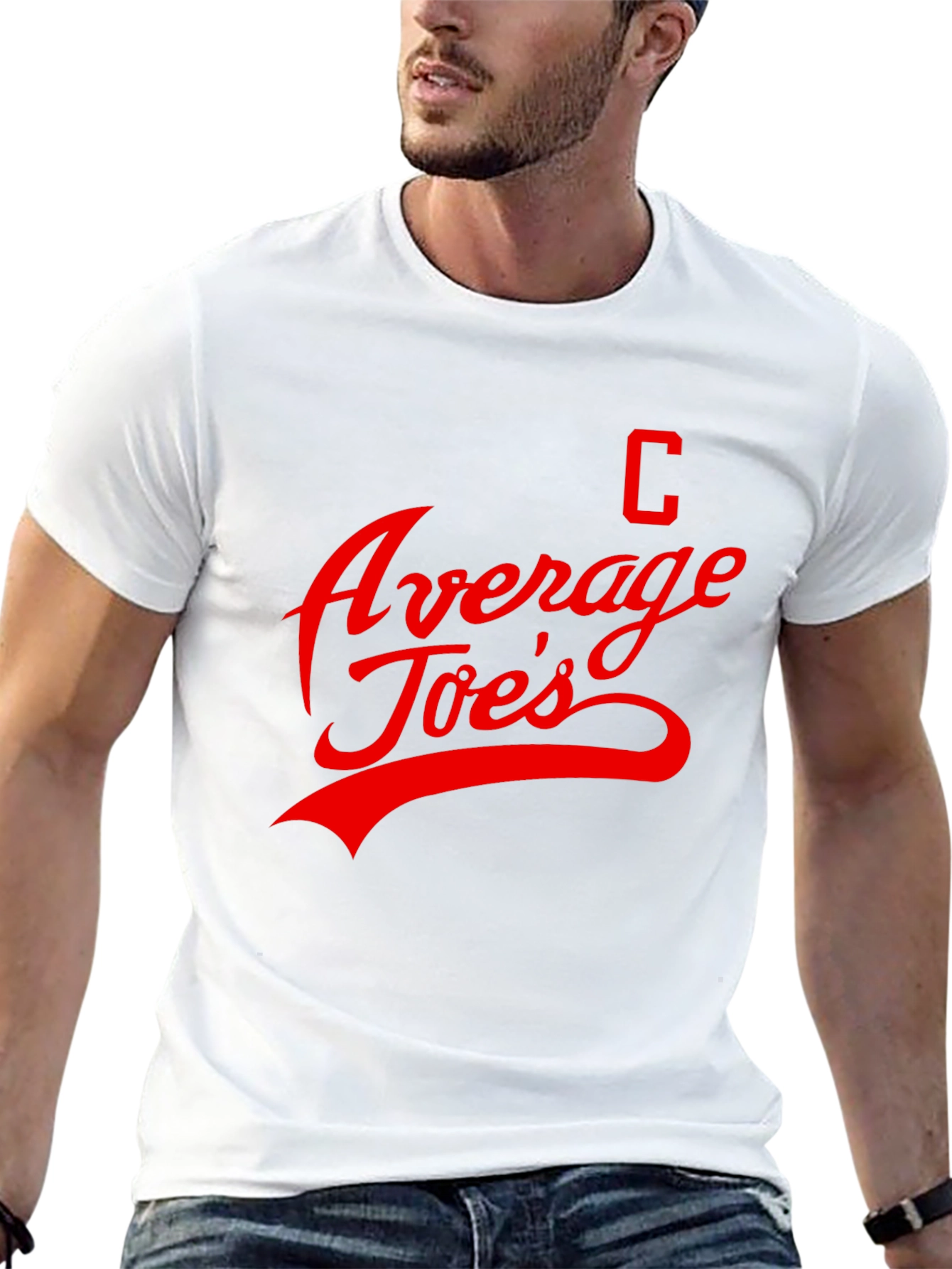 Average Joes T-Shirt - Retro Style Black Tee