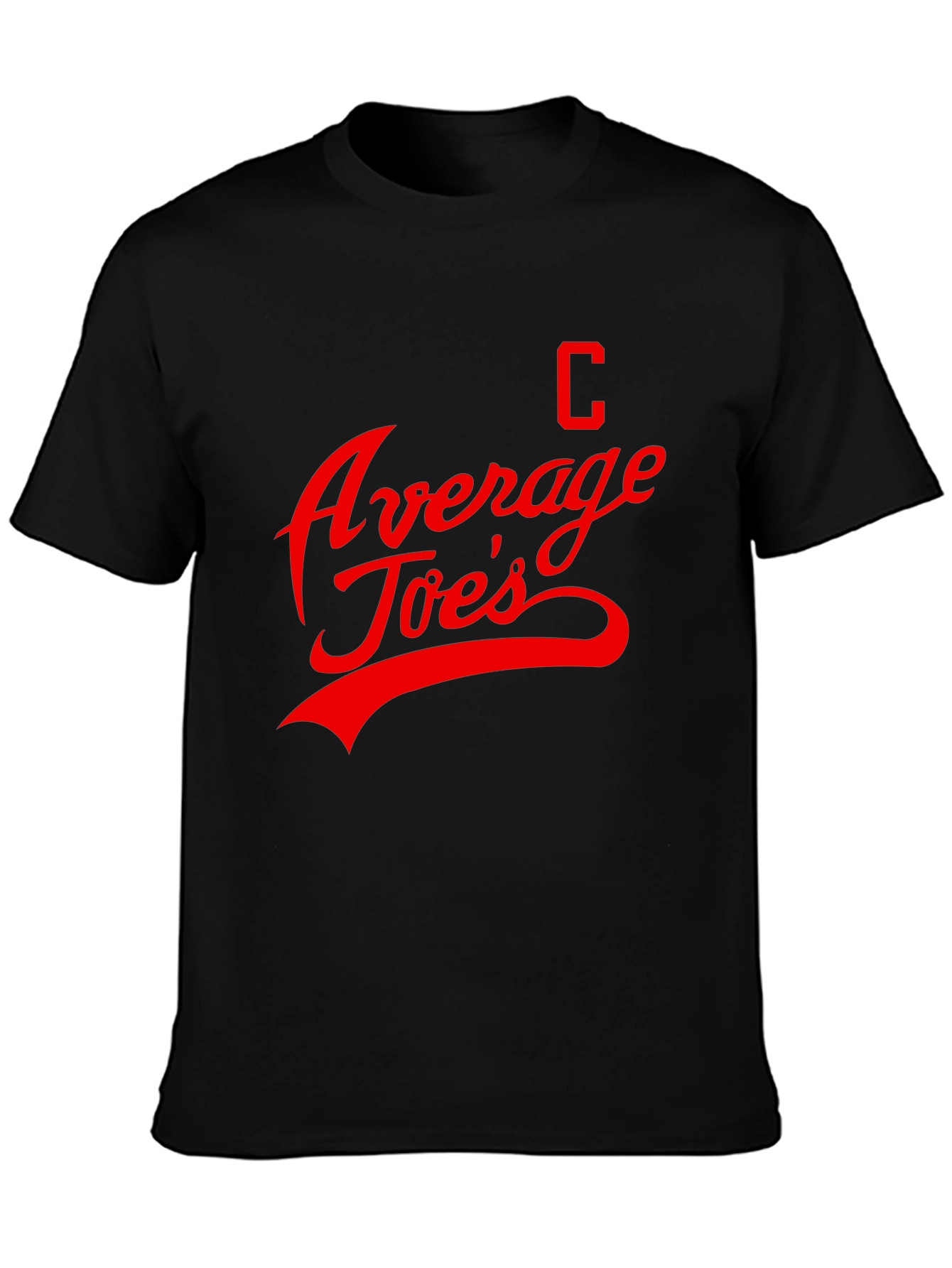 Average Joes T-Shirt - Retro Style Black Tee