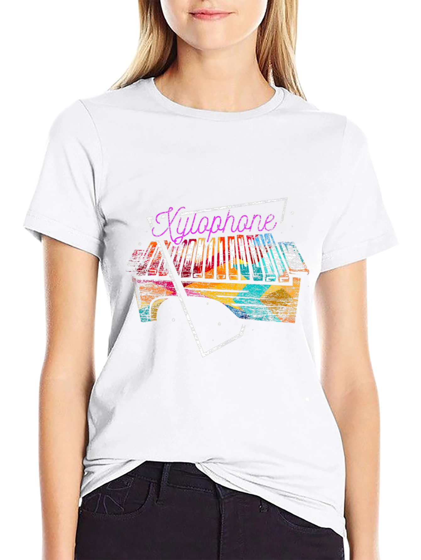 Xylophone Graphic Print Tee