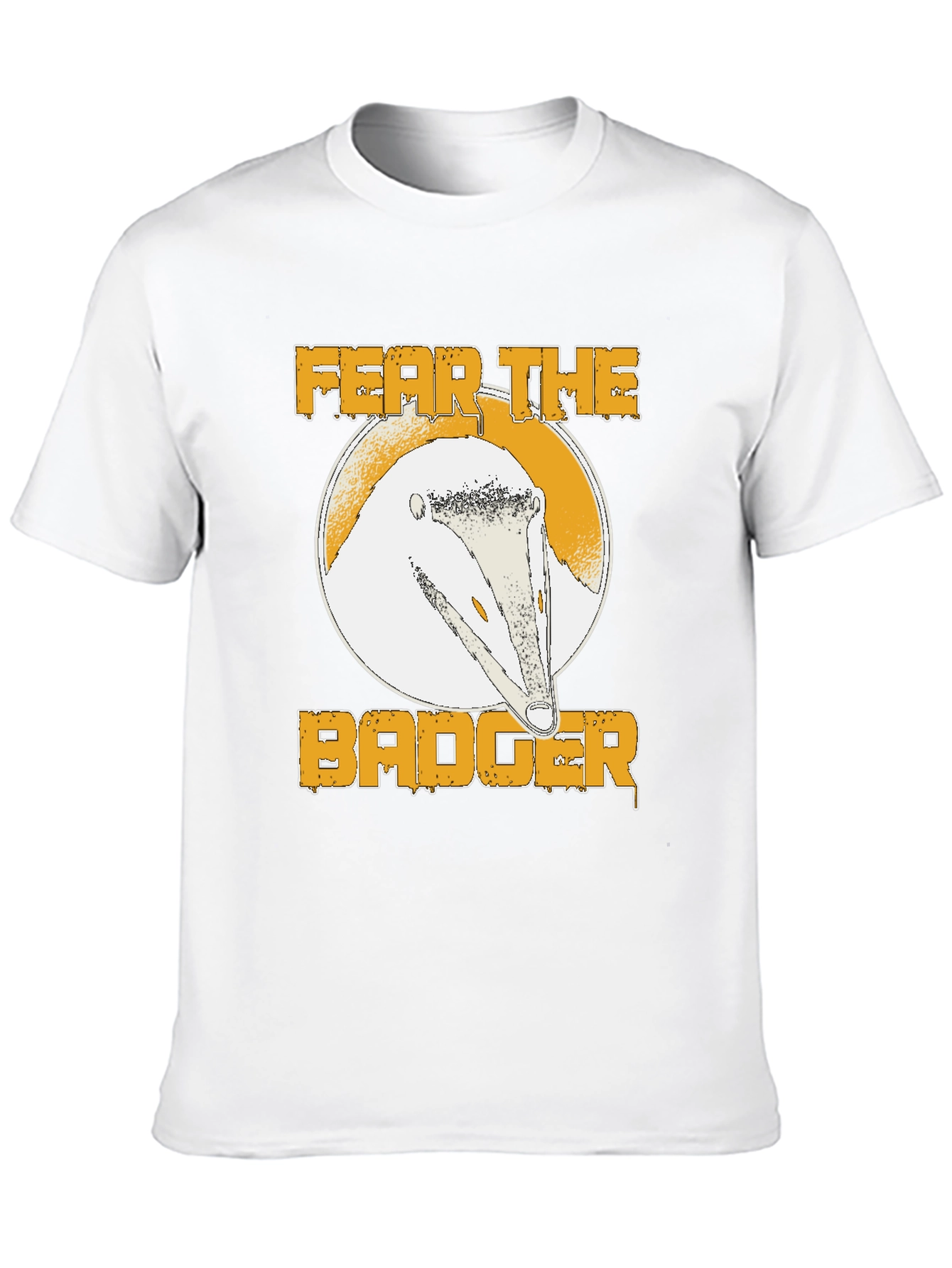 Fear The Badger T-Shirt - Unique Graphic Tee