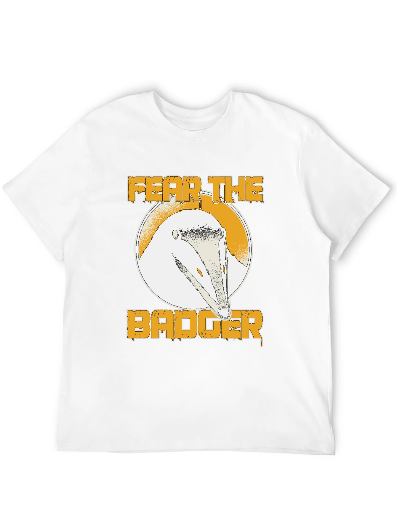 Fear The Badger T-Shirt - Unique Graphic Tee