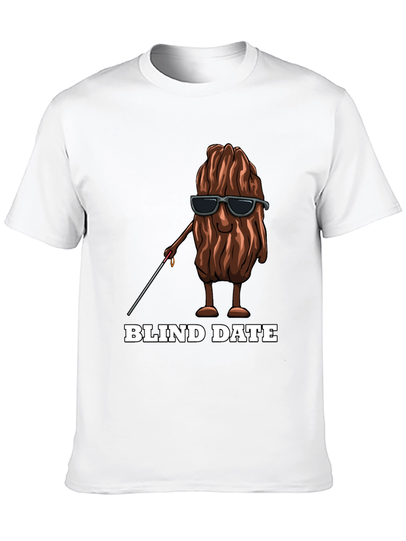 Funny Blind Date T-Shirt - Novelty Graphic Tee