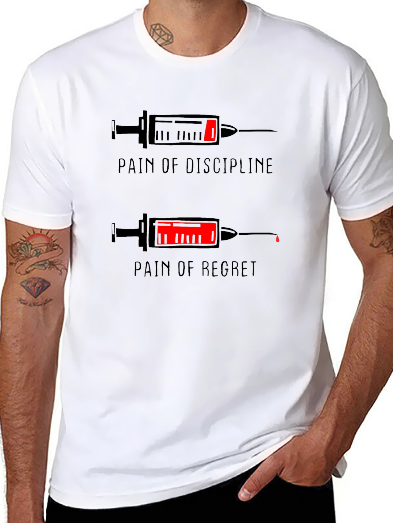Pain of Discipline T-Shirt - Motivational Graphic Tee