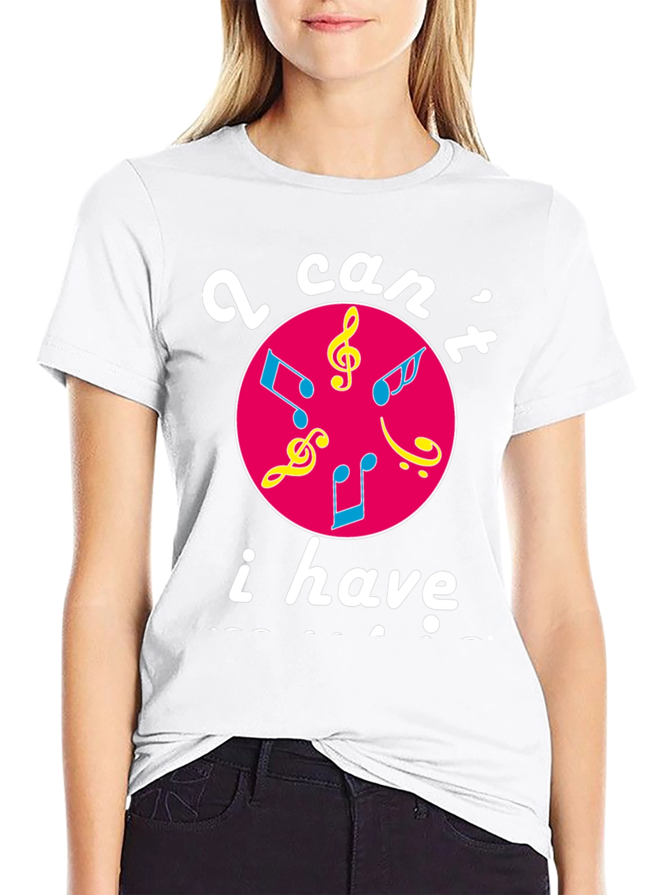 Musical Graphic T-Shirt - I Cant I Have Practice
