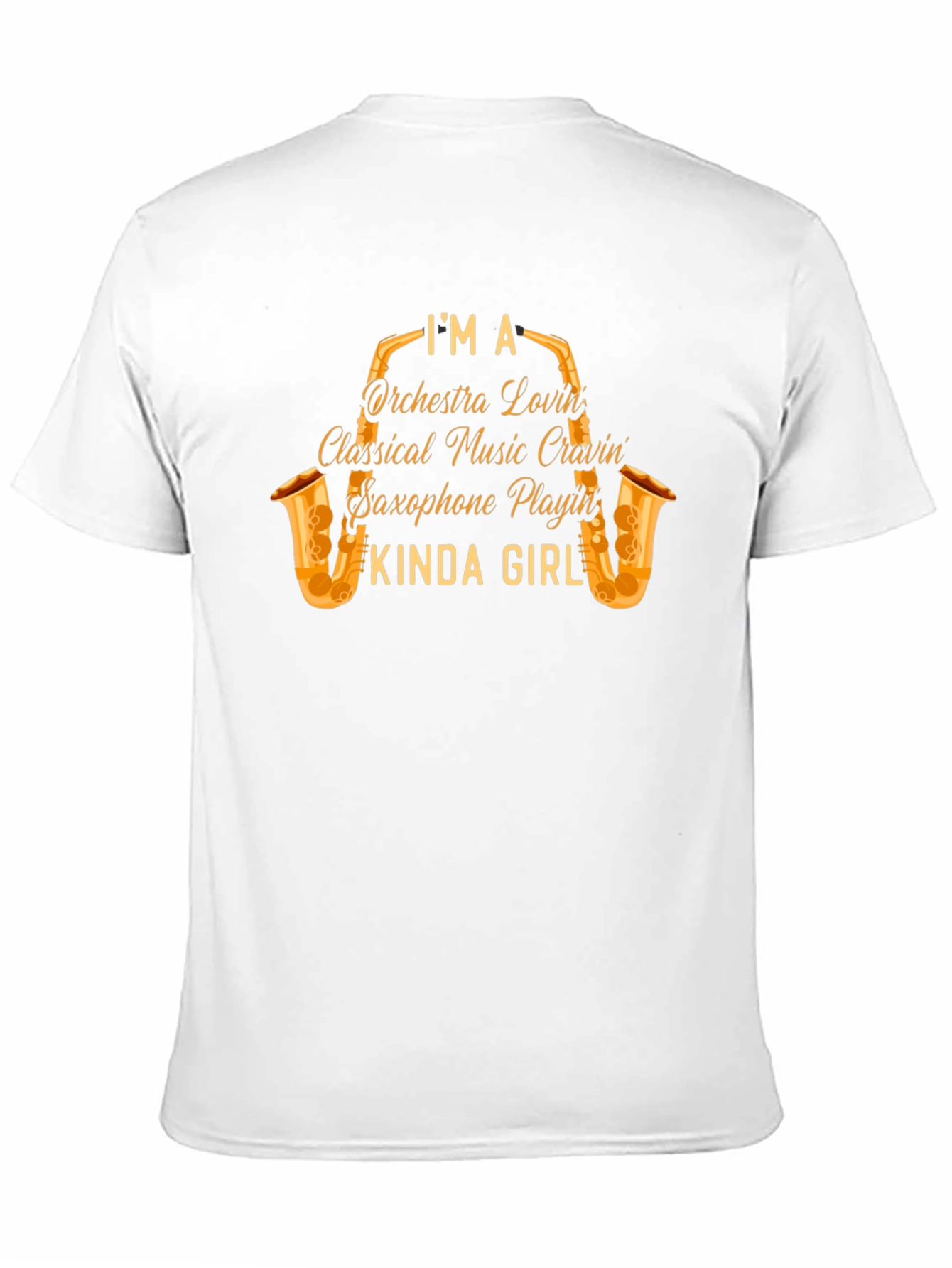 Saxophone Playin Kinda Girl Graphic T-Shirt