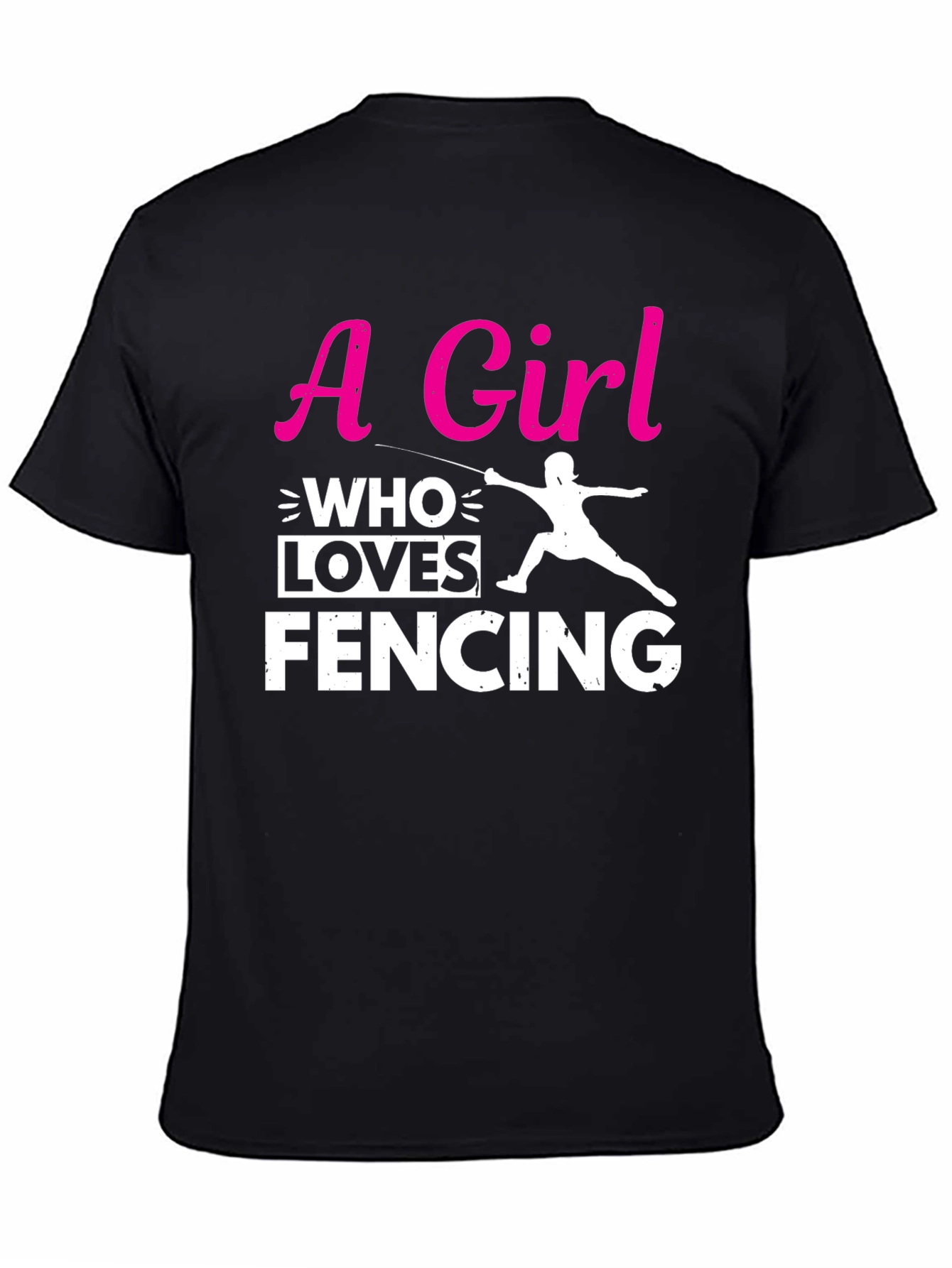 Girl Who Loves Fencing T-Shirt