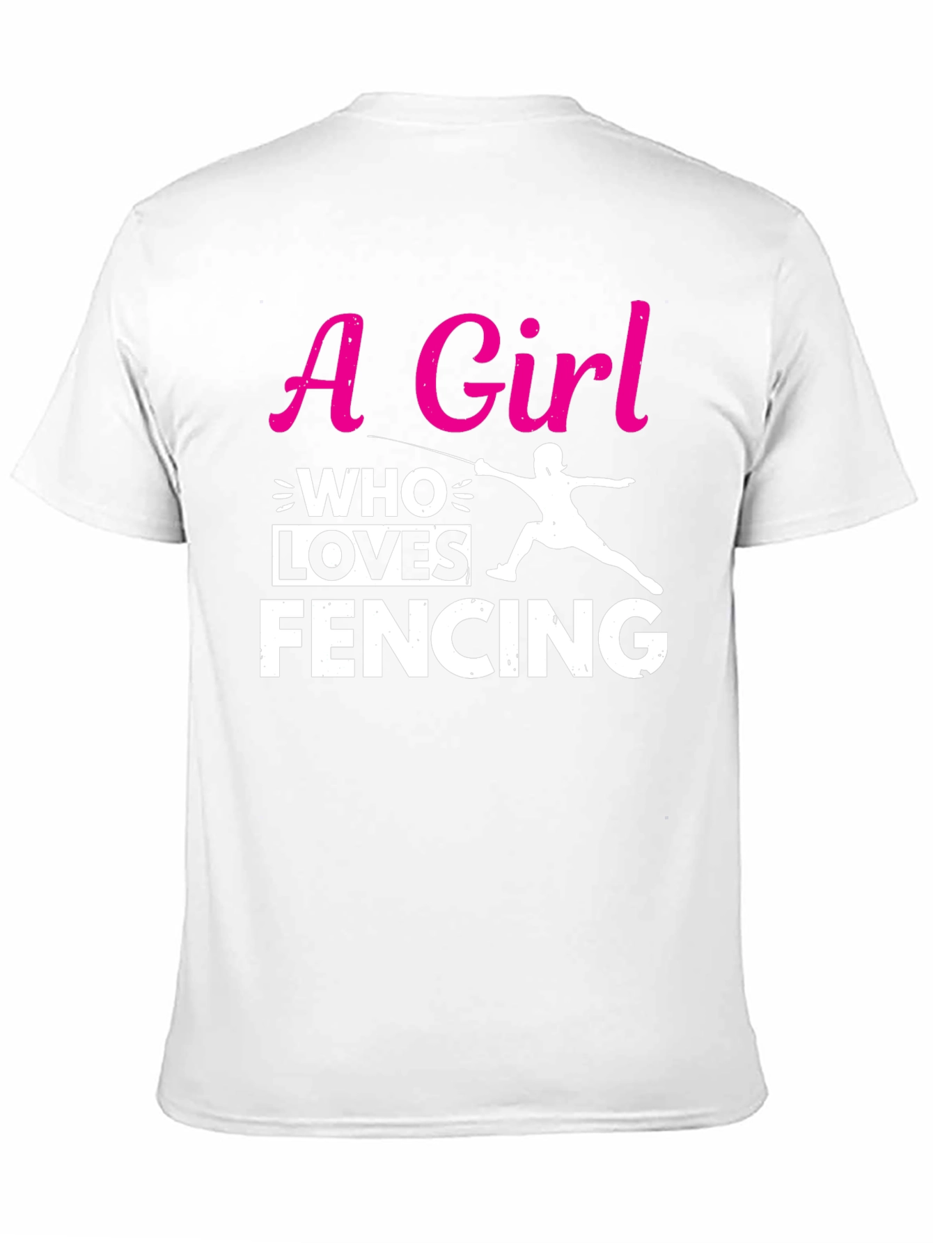 Girl Who Loves Fencing T-Shirt