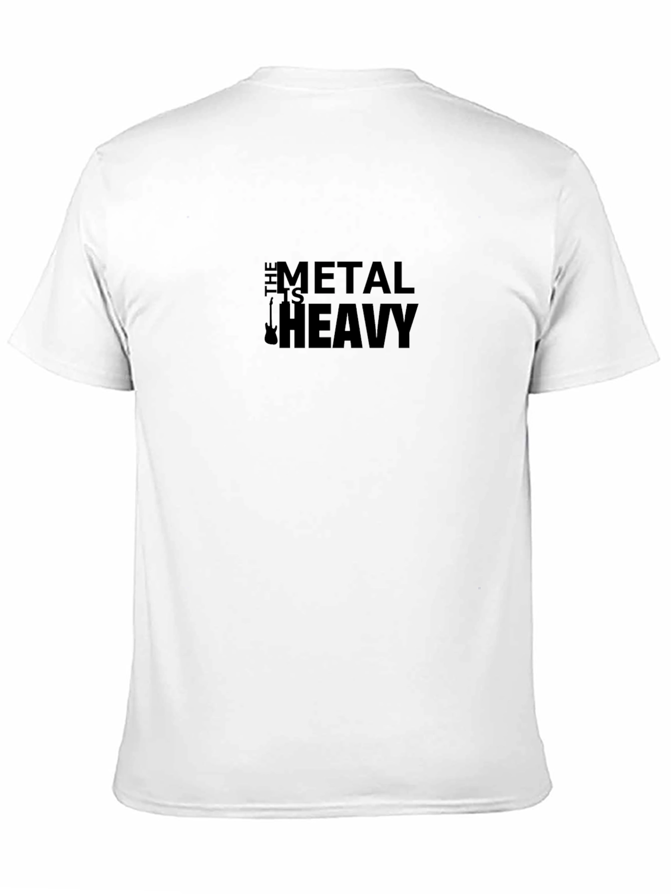 Metal Is Heavy Black T-Shirt - Rock Music Tee