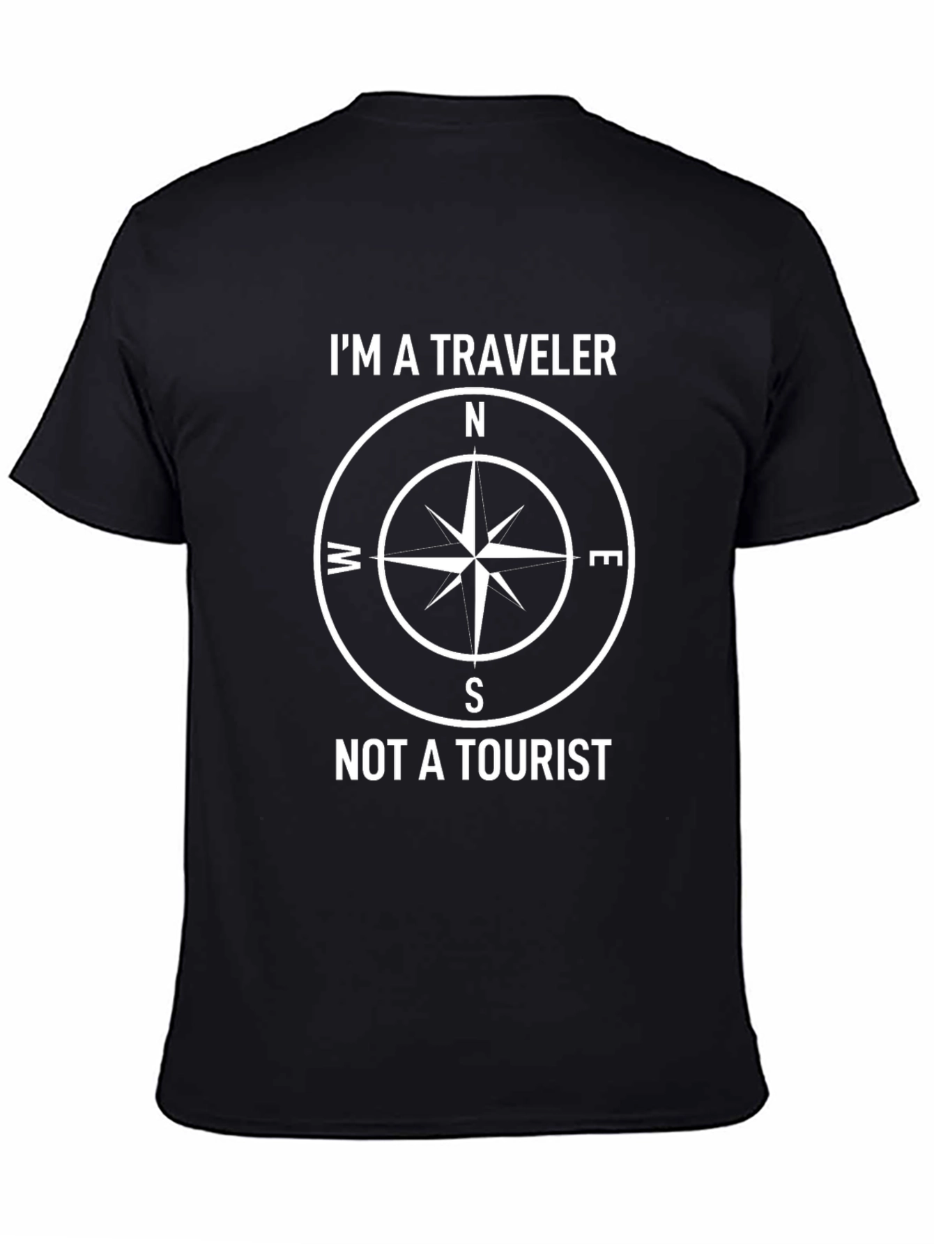 Im A Traveler Compass Graphic T-Shirt