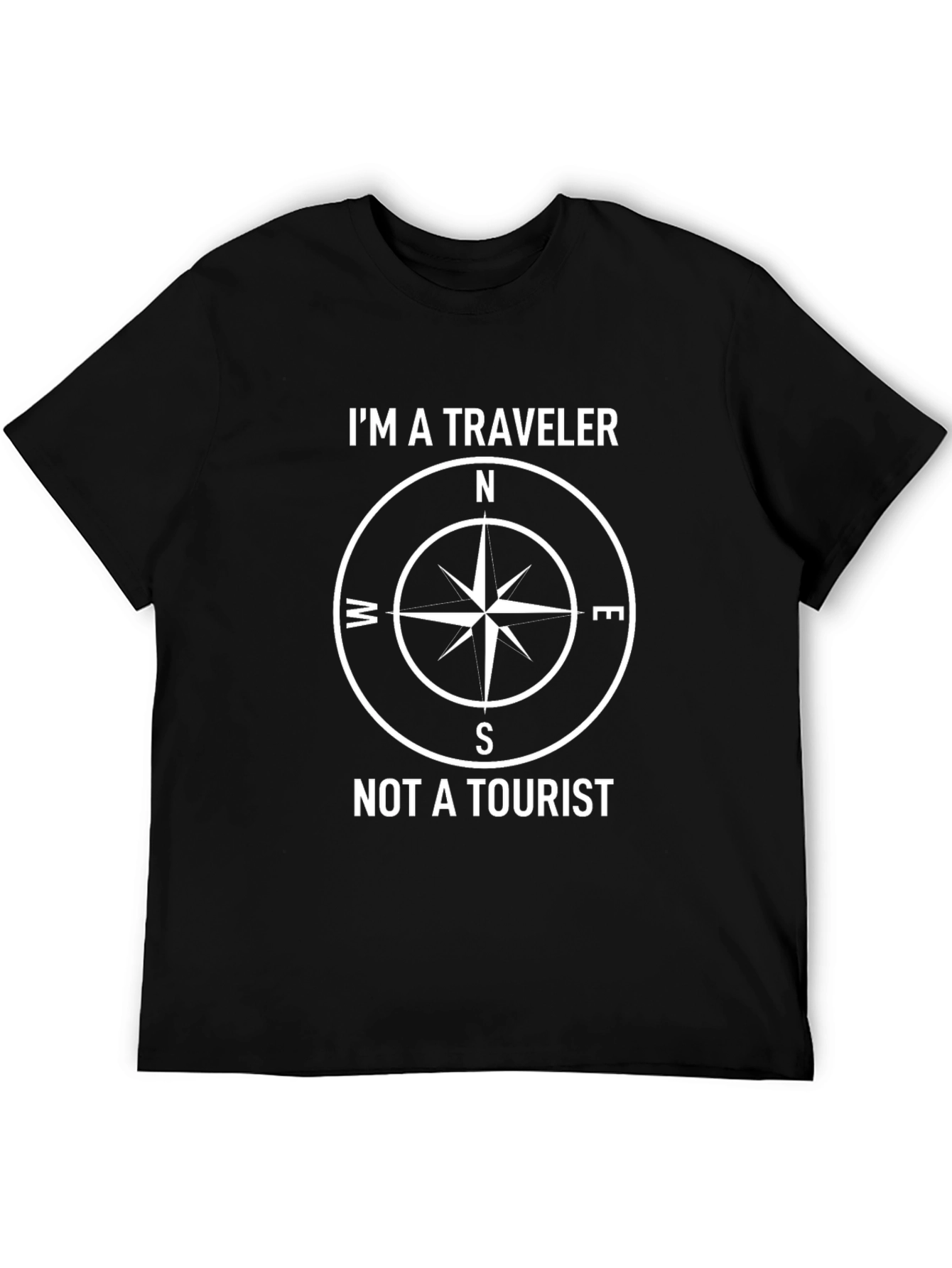 Im A Traveler Compass Graphic T-Shirt