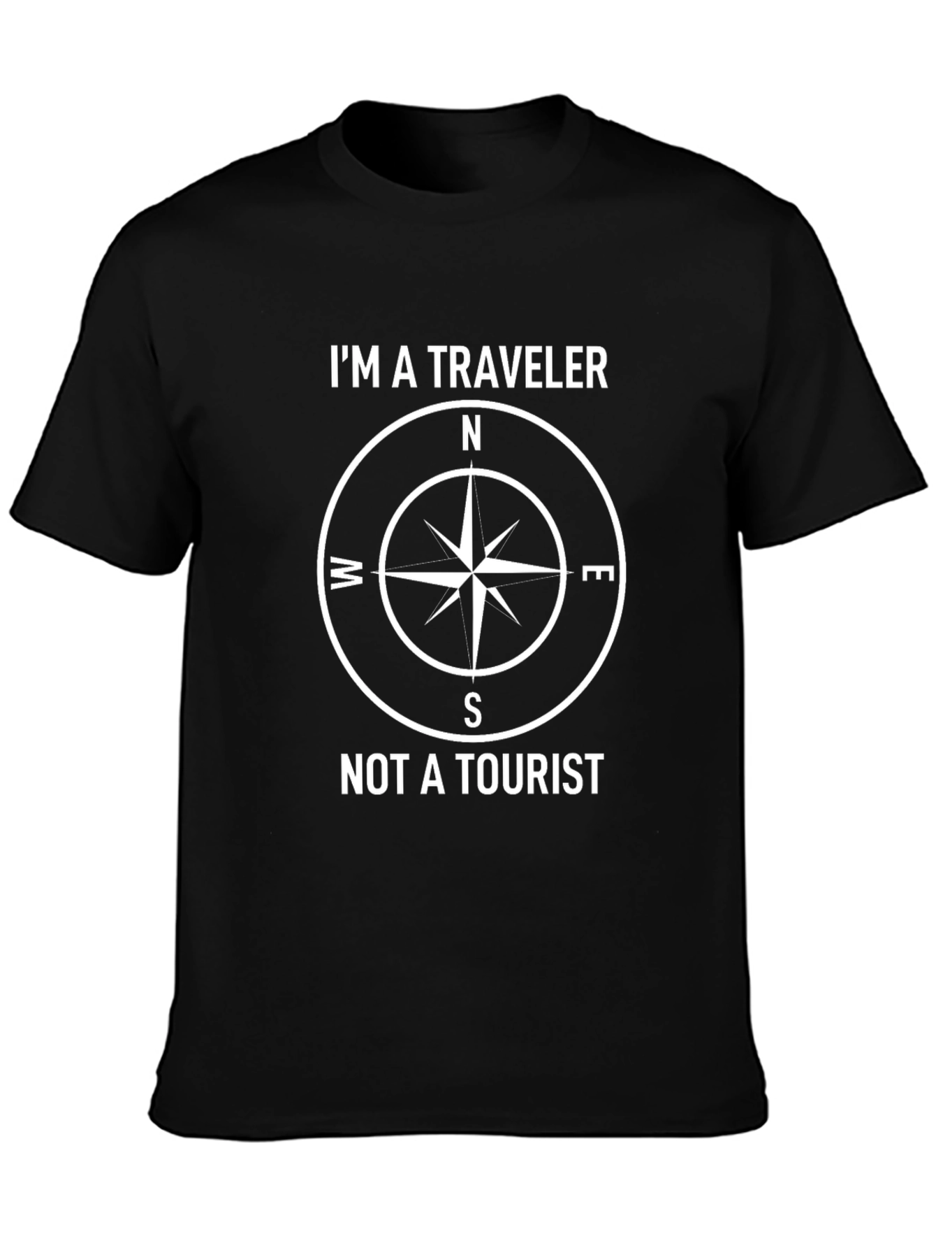 Im A Traveler Compass Graphic T-Shirt