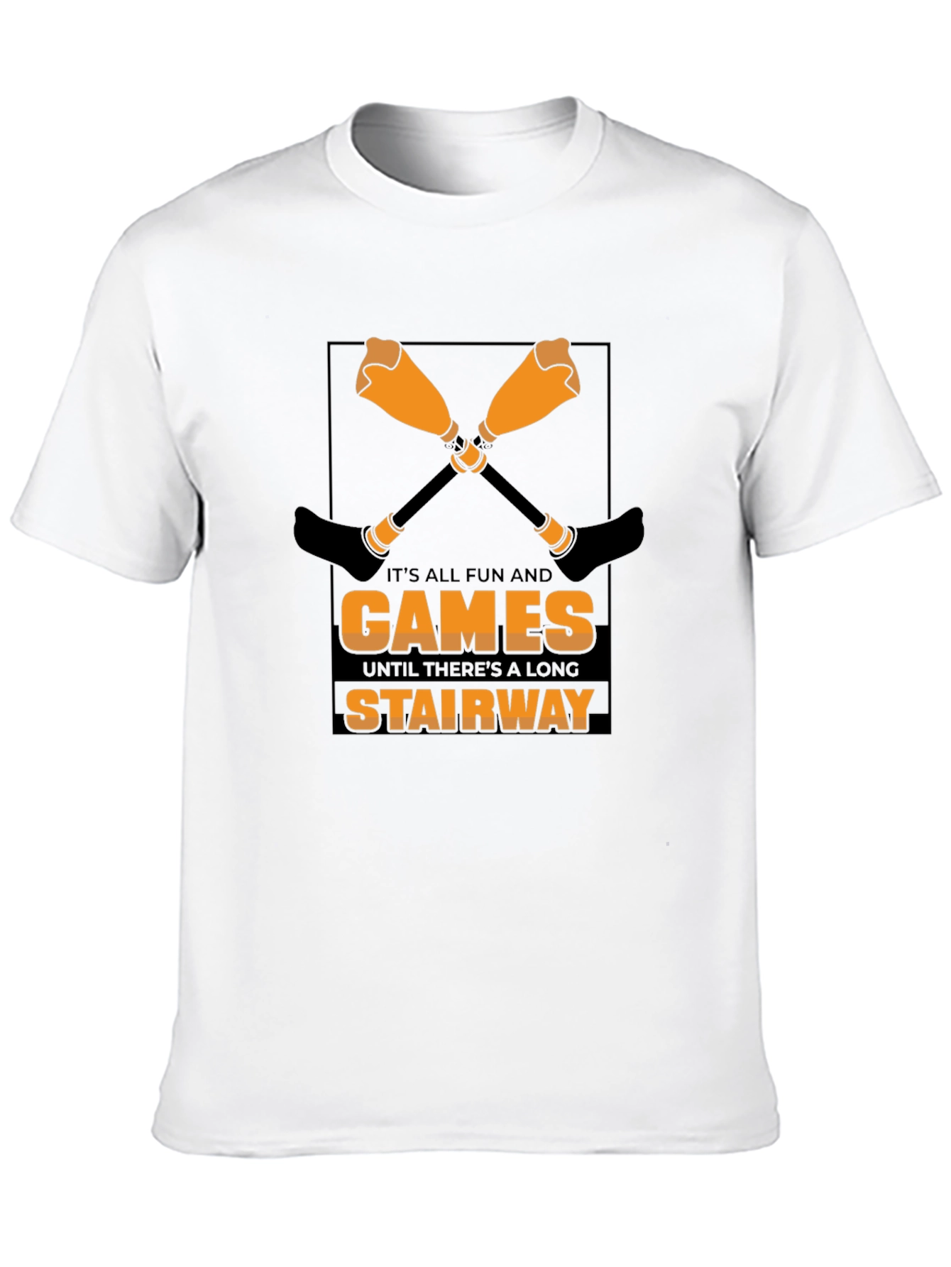 Funny Stairway T-Shirt - Games Humor Tee