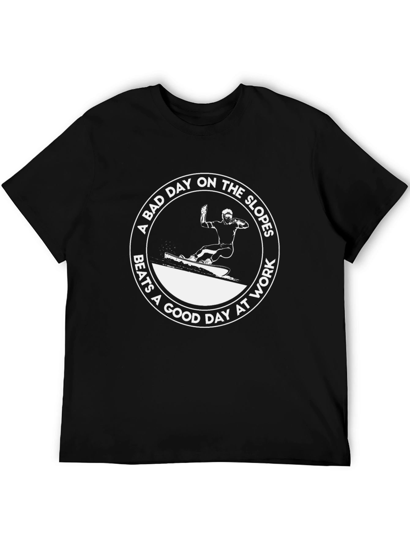 Bad Day Slopes Graphic Tee - Skiing T-Shirt