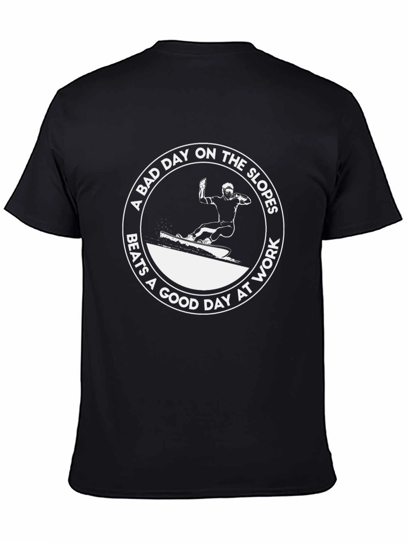 Bad Day Slopes Graphic Tee - Skiing T-Shirt